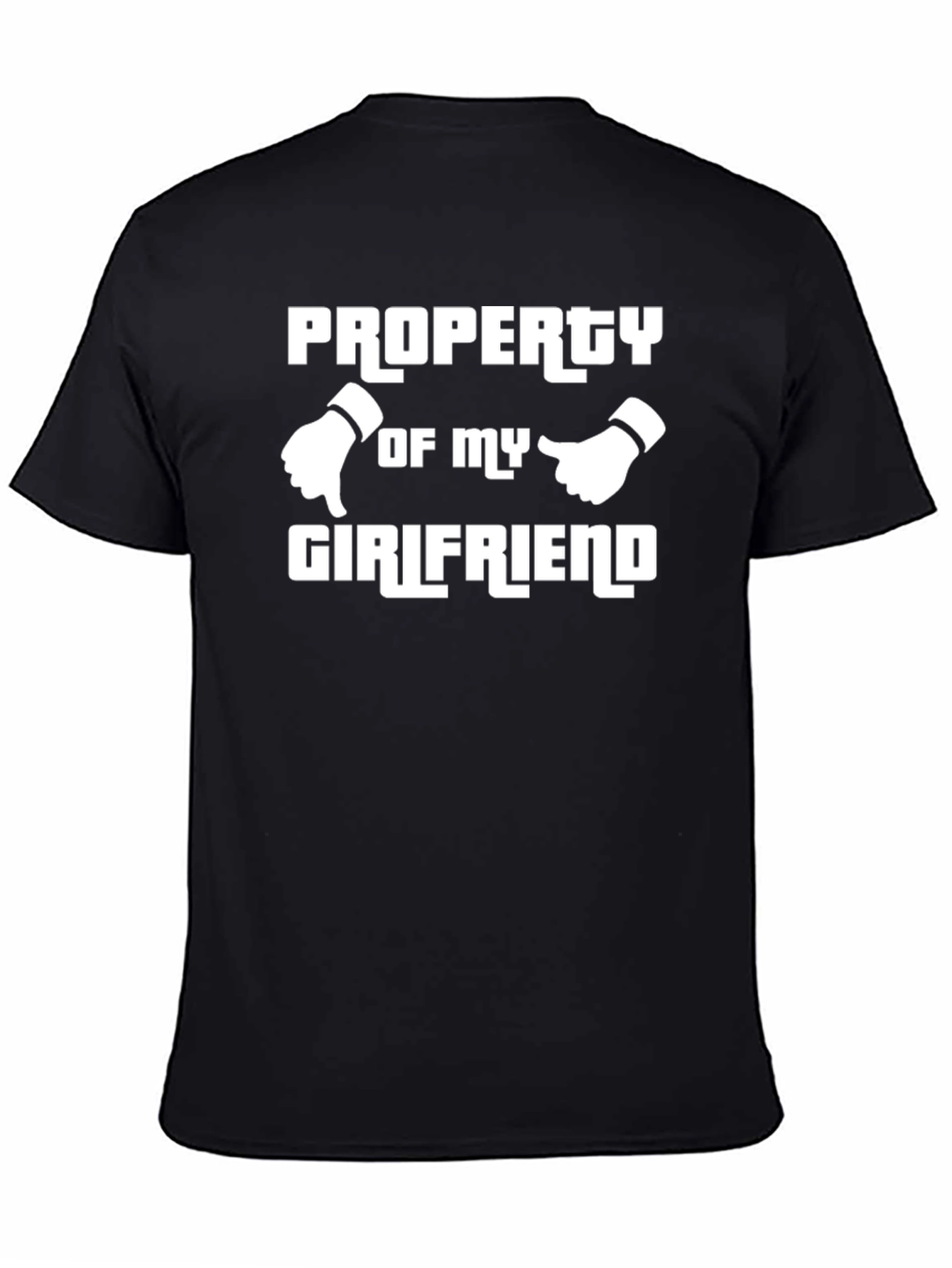 Property of My Girlfriend Graphic Tee - Black