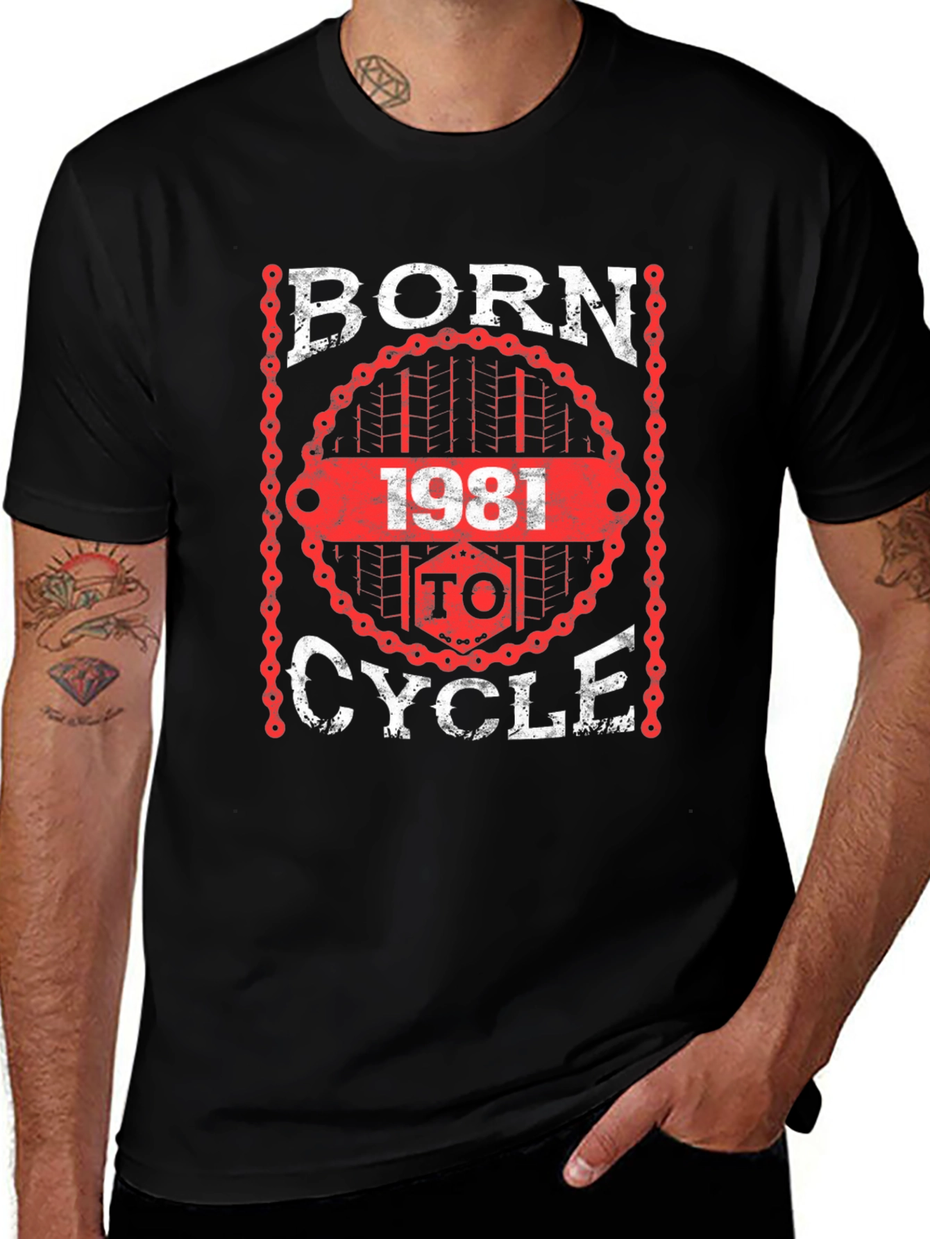 Born to Cycle 1981 T-Shirt