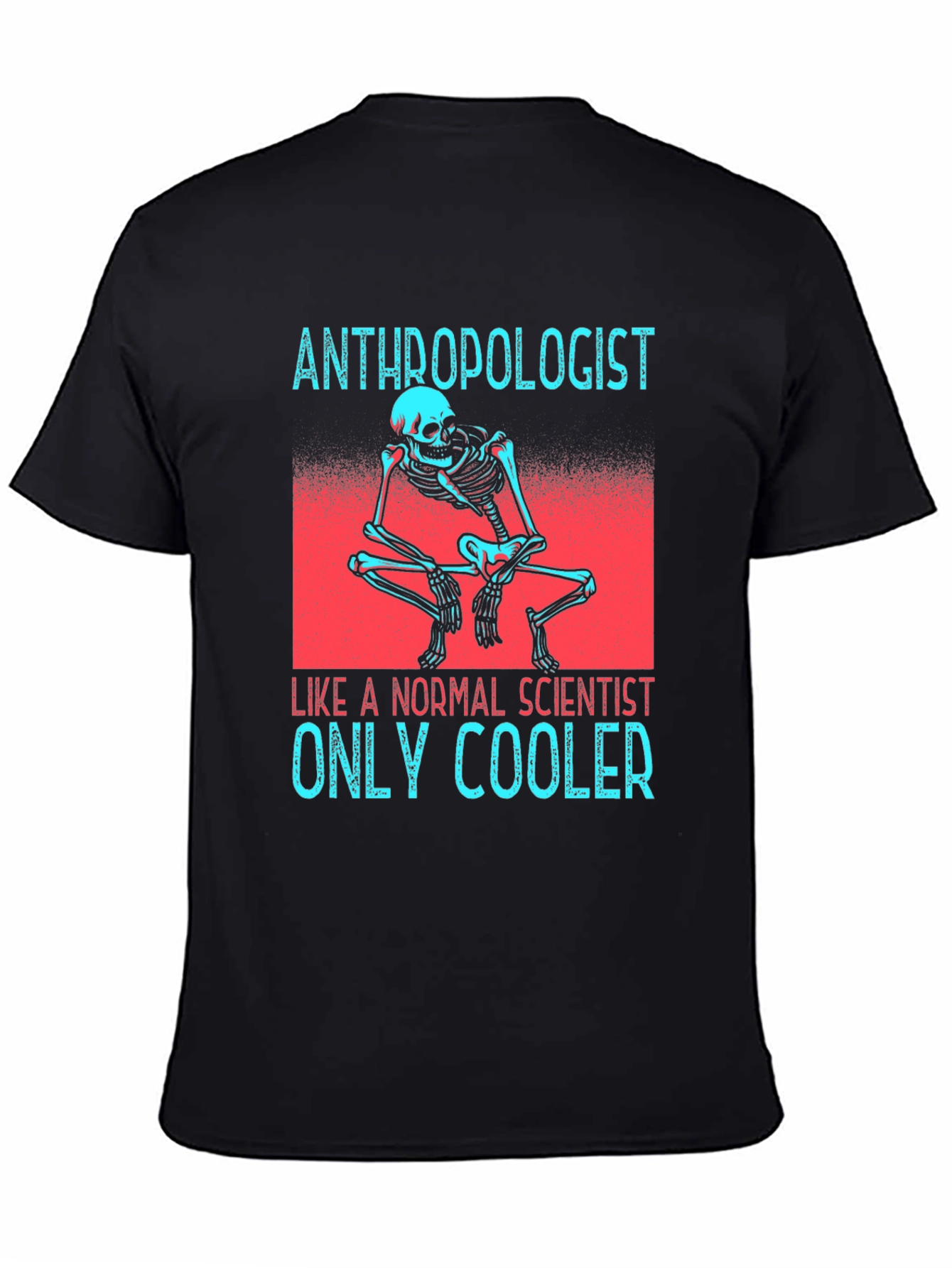 Anthropologist Skeleton Graphic Tee - Cool Scientist T-Shirt