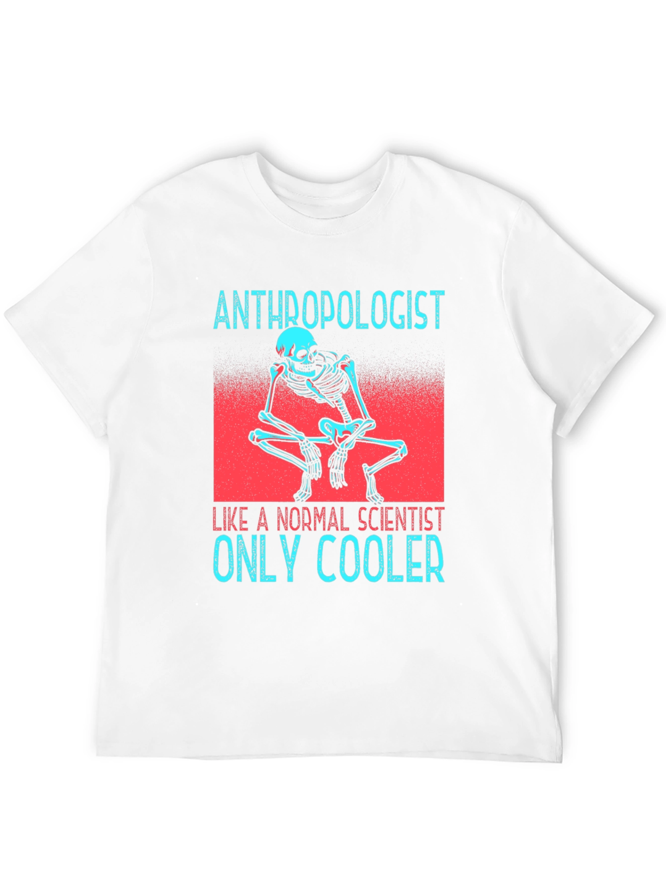 Anthropologist Skeleton Graphic Tee - Cool Scientist T-Shirt