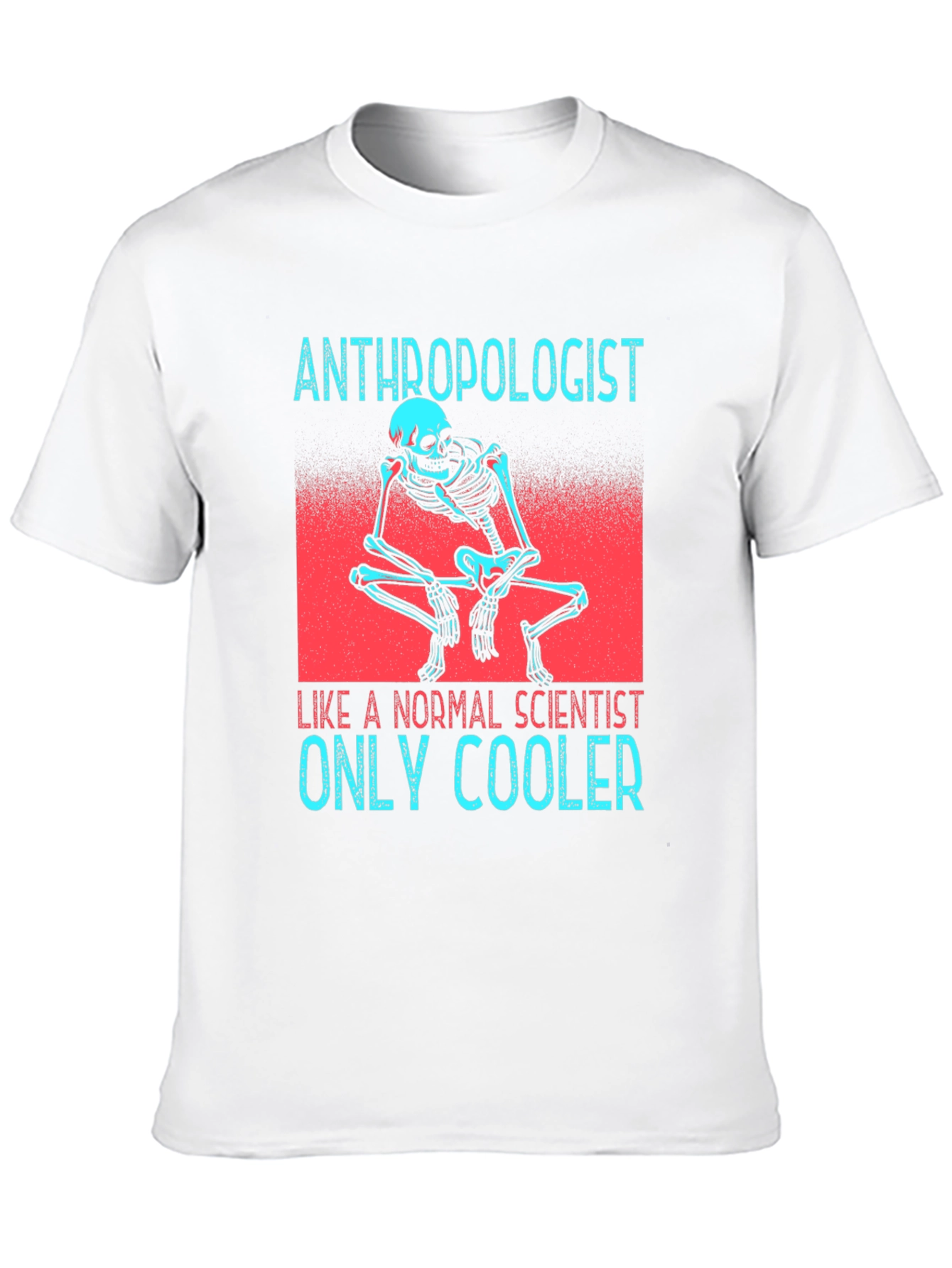 Anthropologist Skeleton Graphic Tee - Cool Scientist T-Shirt