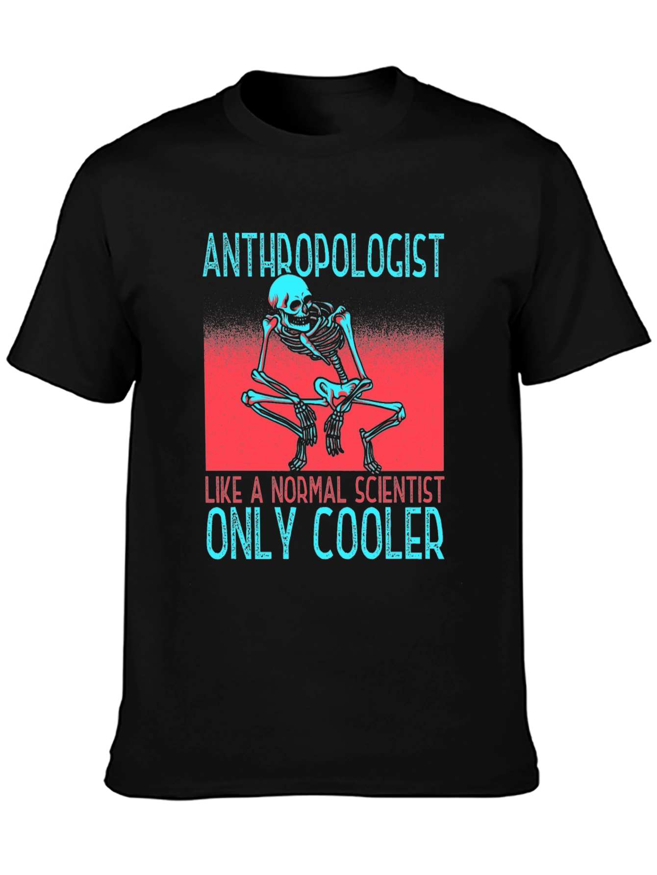 Anthropologist Skeleton Graphic Tee - Cool Scientist T-Shirt