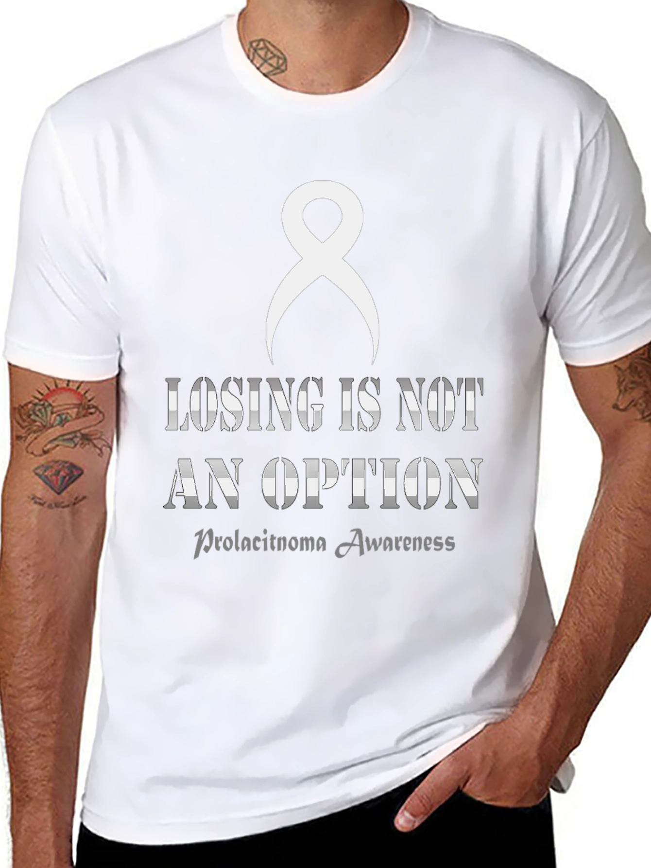 Losing is Not an Option Prolactinoma Awareness T-Shirt