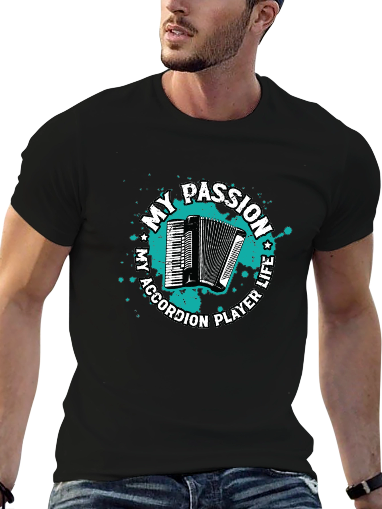 Accordion Player Passion T-Shirt