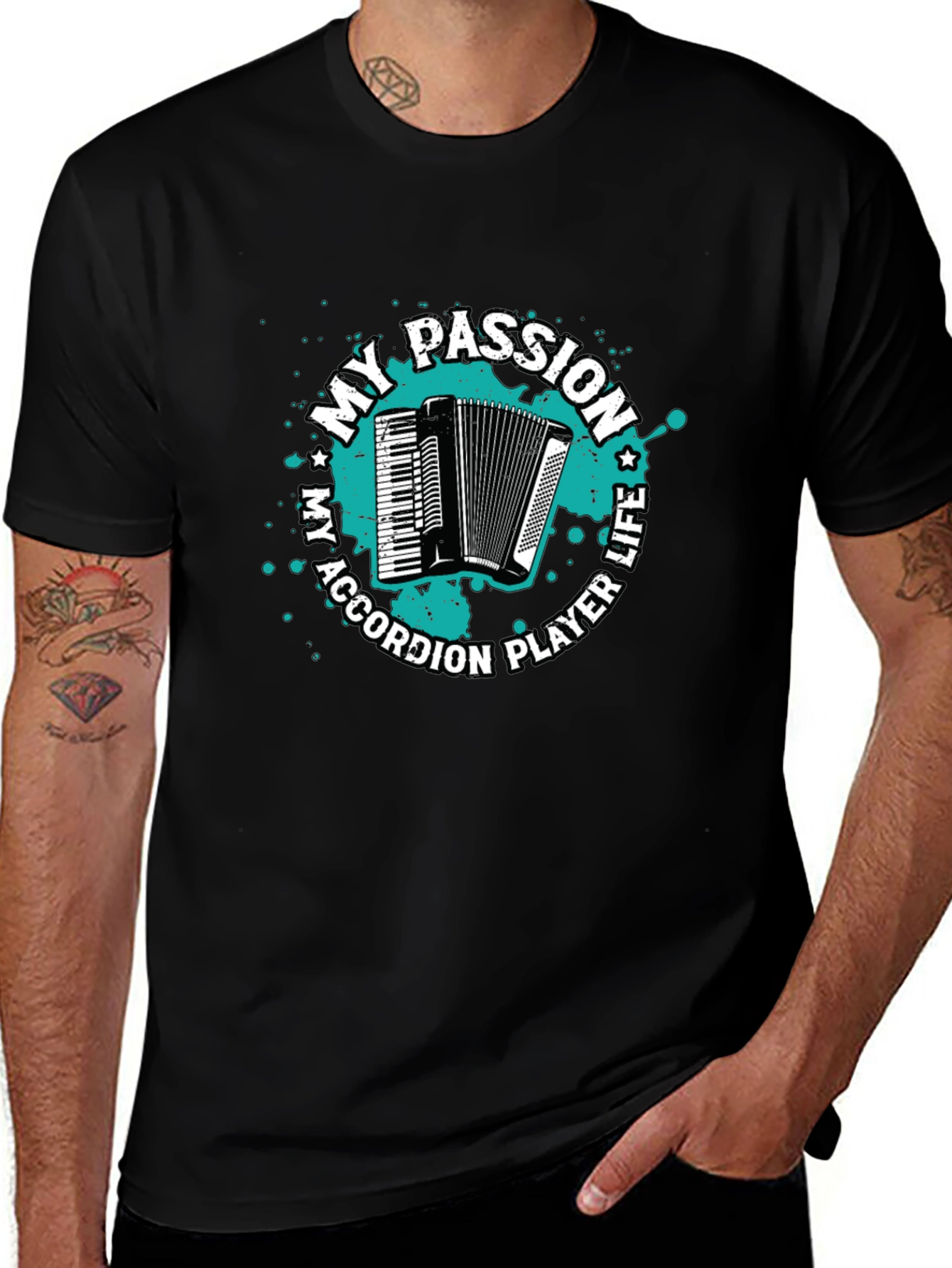 Accordion Player Passion T-Shirt