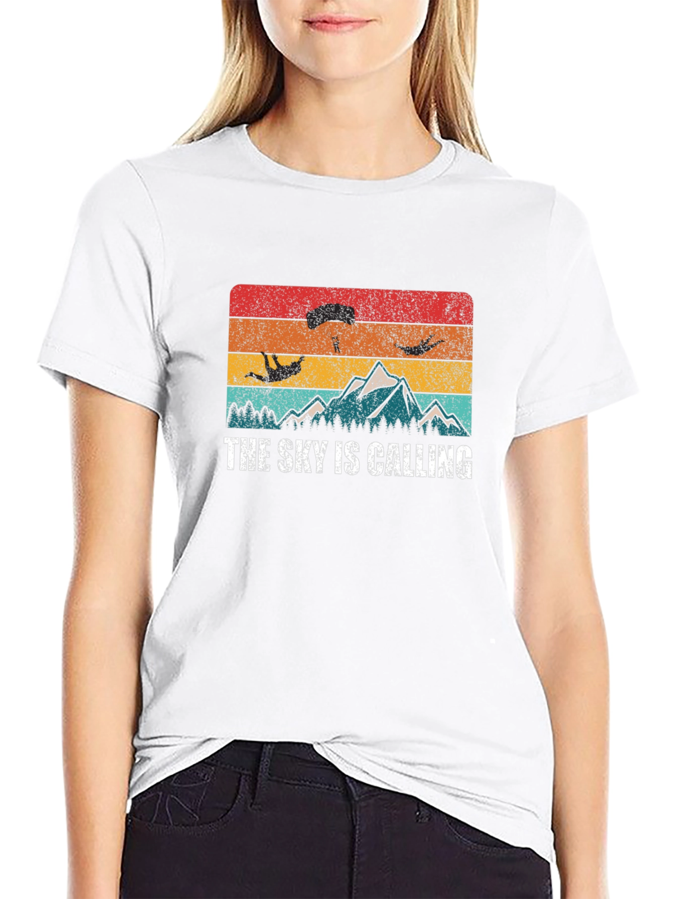 The Sky Is Calling T-Shirt - Adventure Awaits!