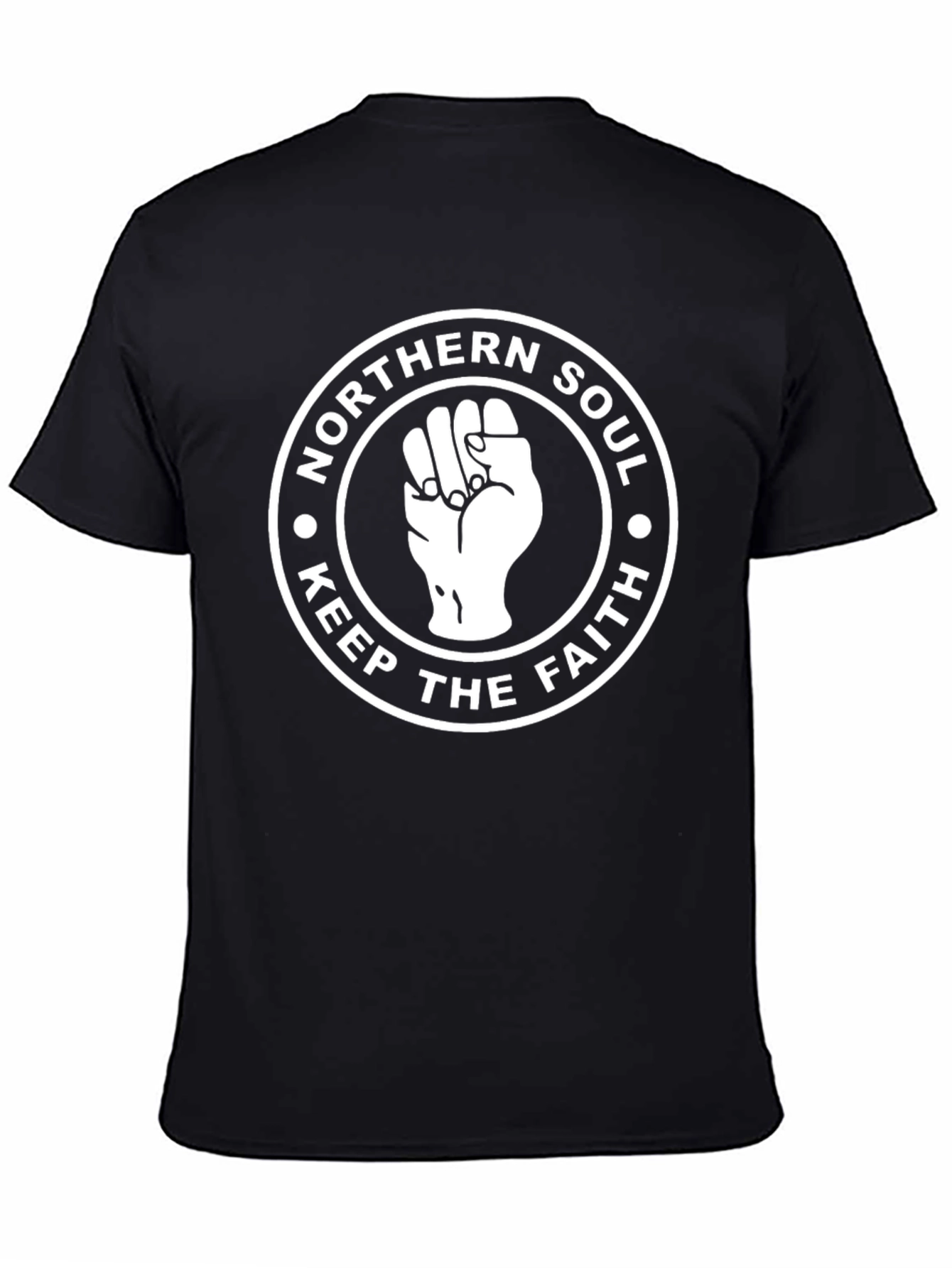Northern Soul Keep The Faith Black T-Shirt