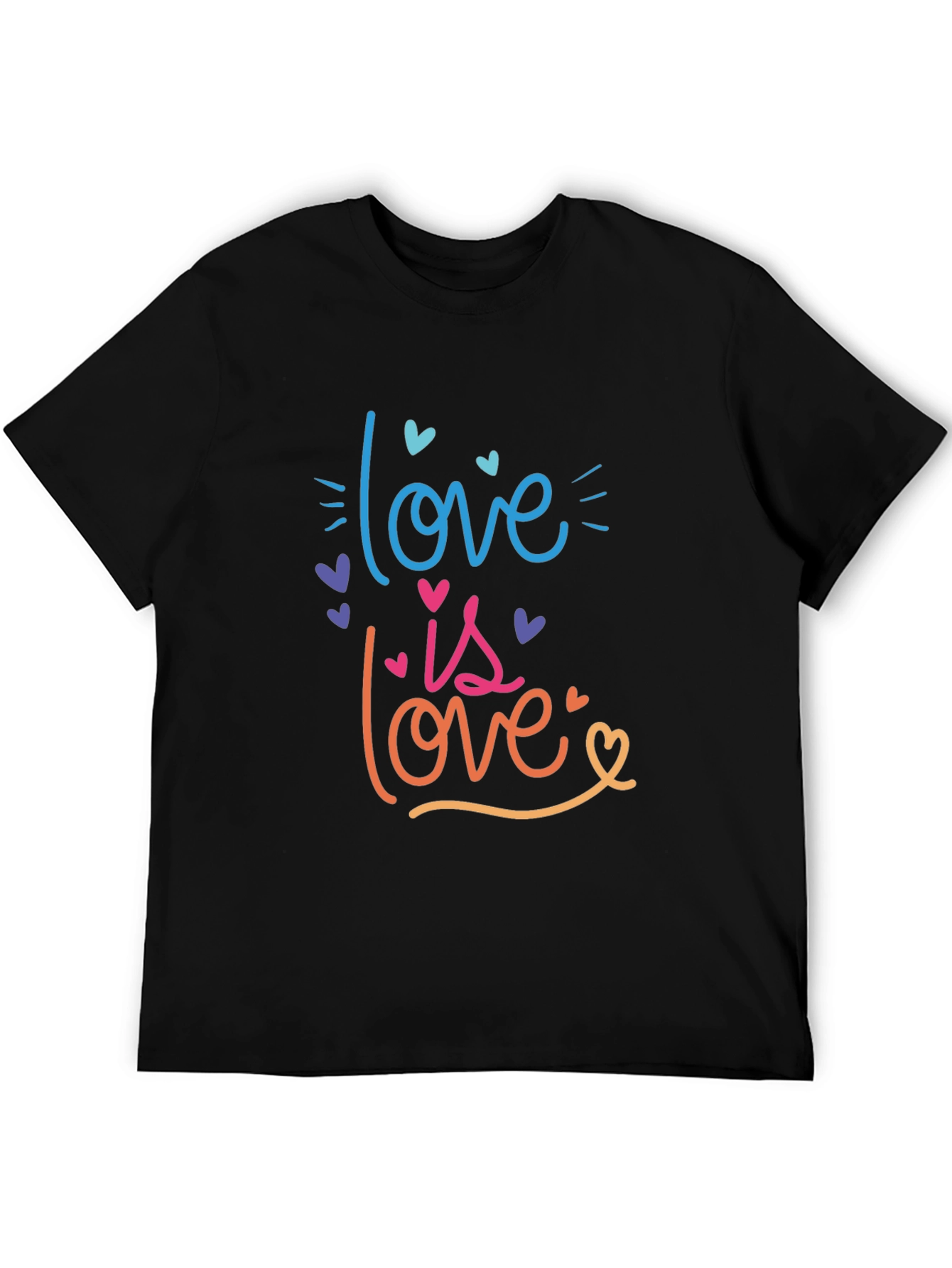 Love is Love T-Shirt Pride Rainbow Graphic Tee