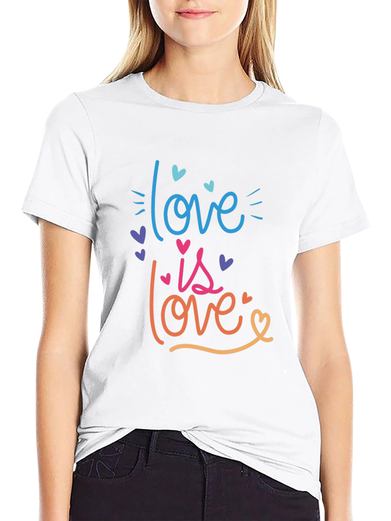 Love is Love T-Shirt Pride Rainbow Graphic Tee