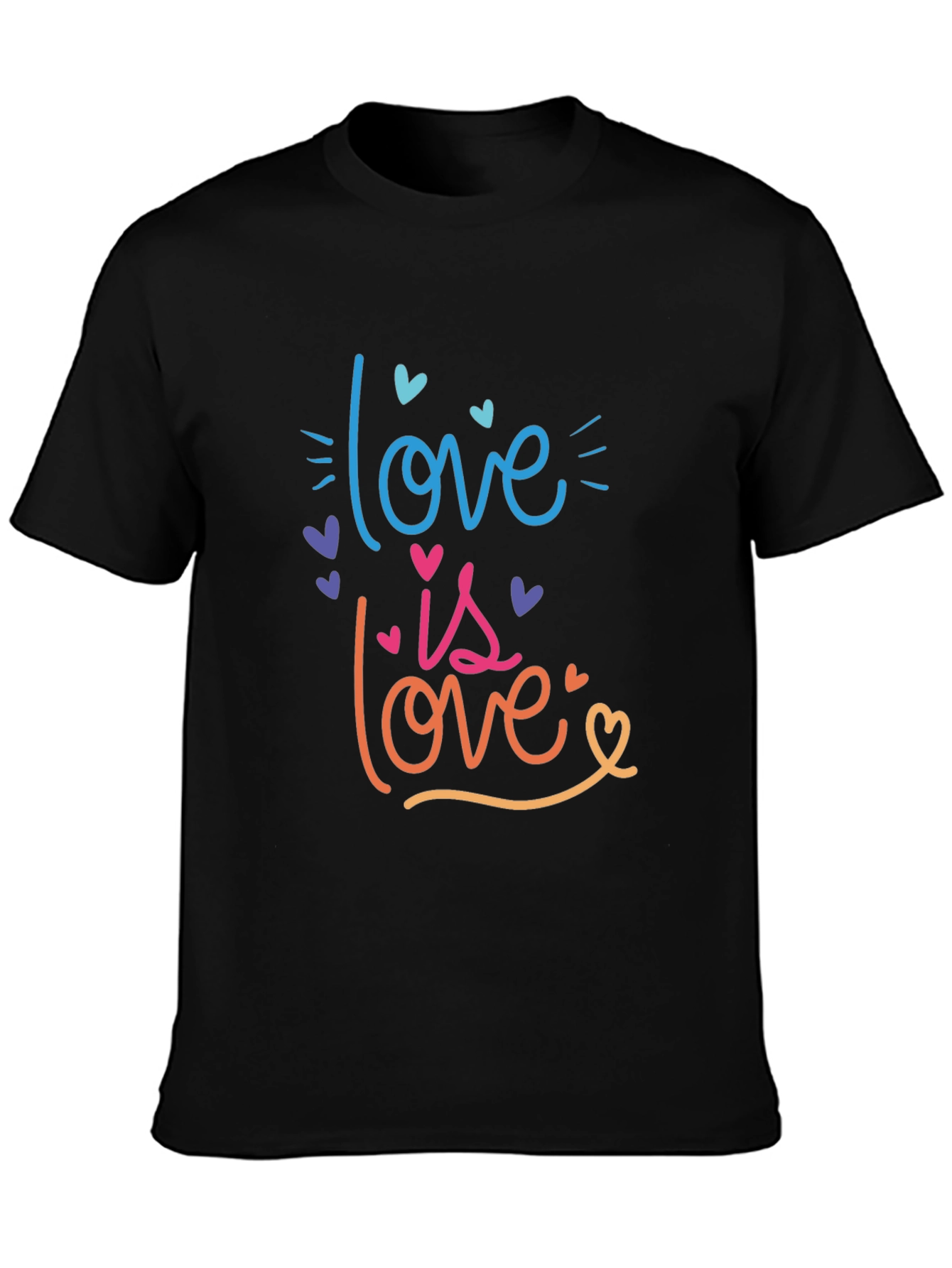 Love is Love T-Shirt Pride Rainbow Graphic Tee