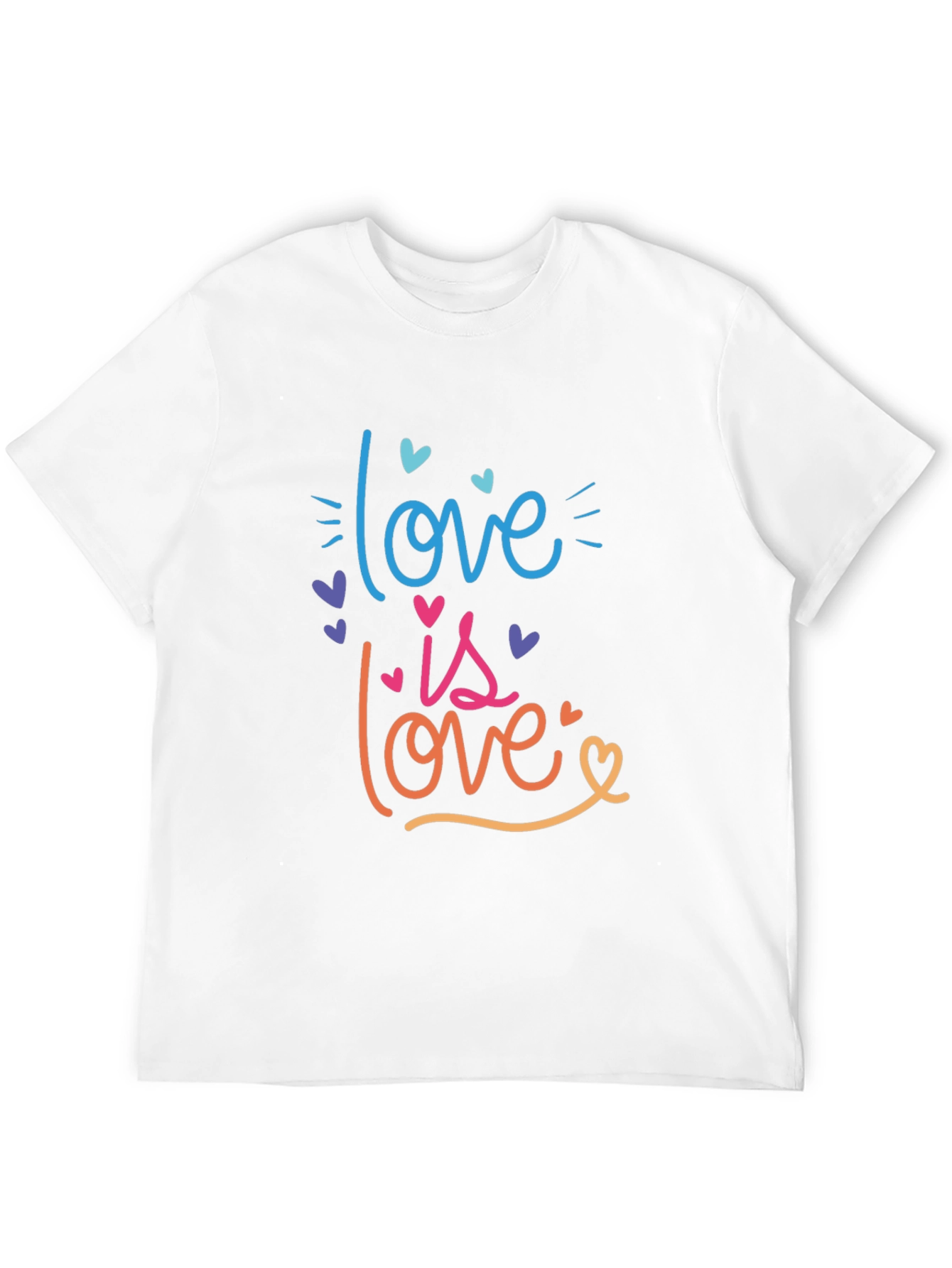 Love is Love T-Shirt Pride Rainbow Graphic Tee