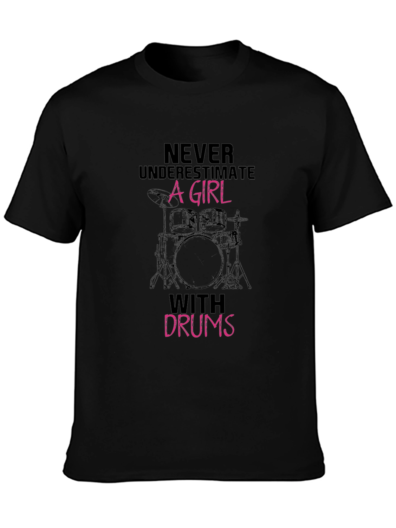 Girl with Drums Graphic Tee