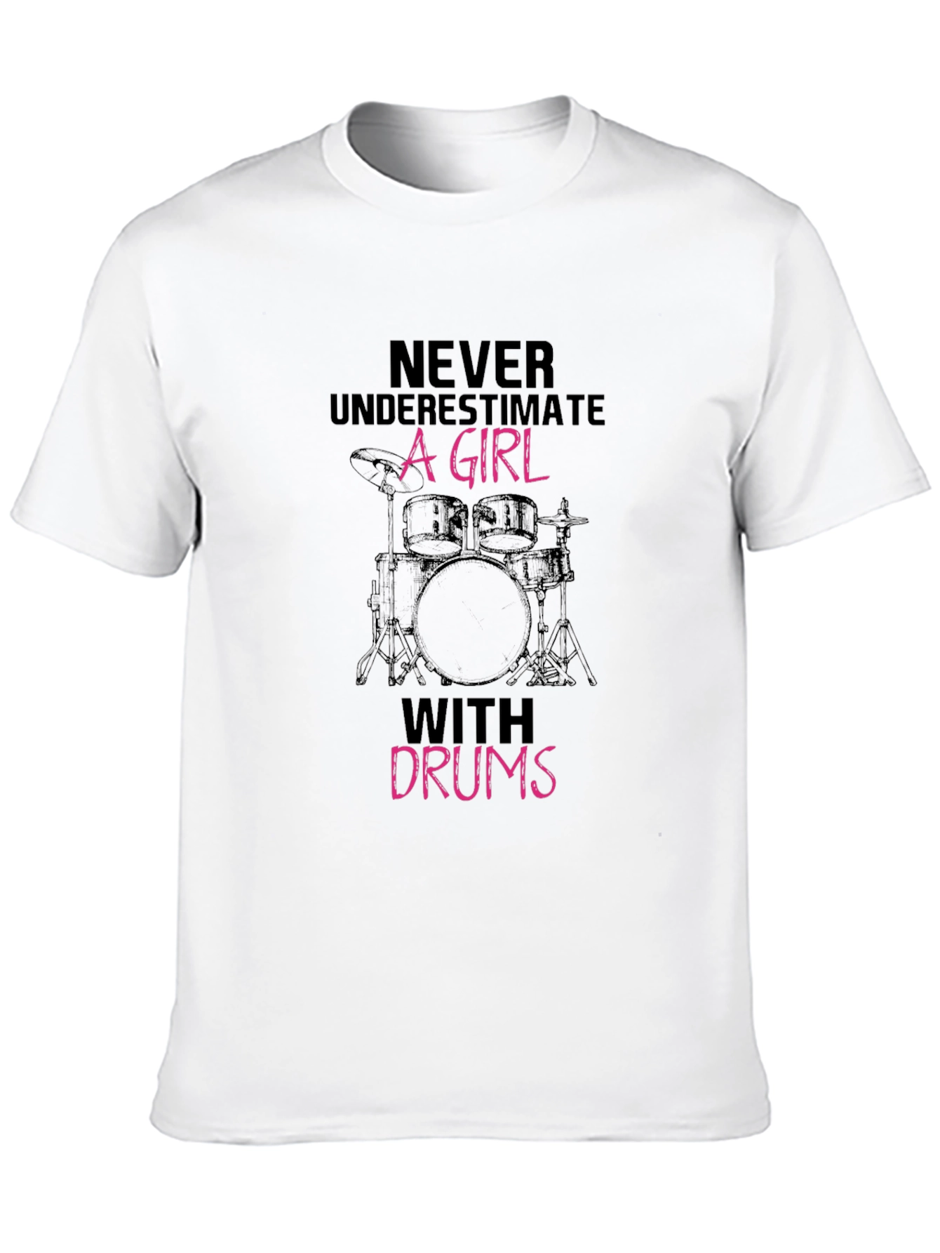 Girl with Drums Graphic Tee
