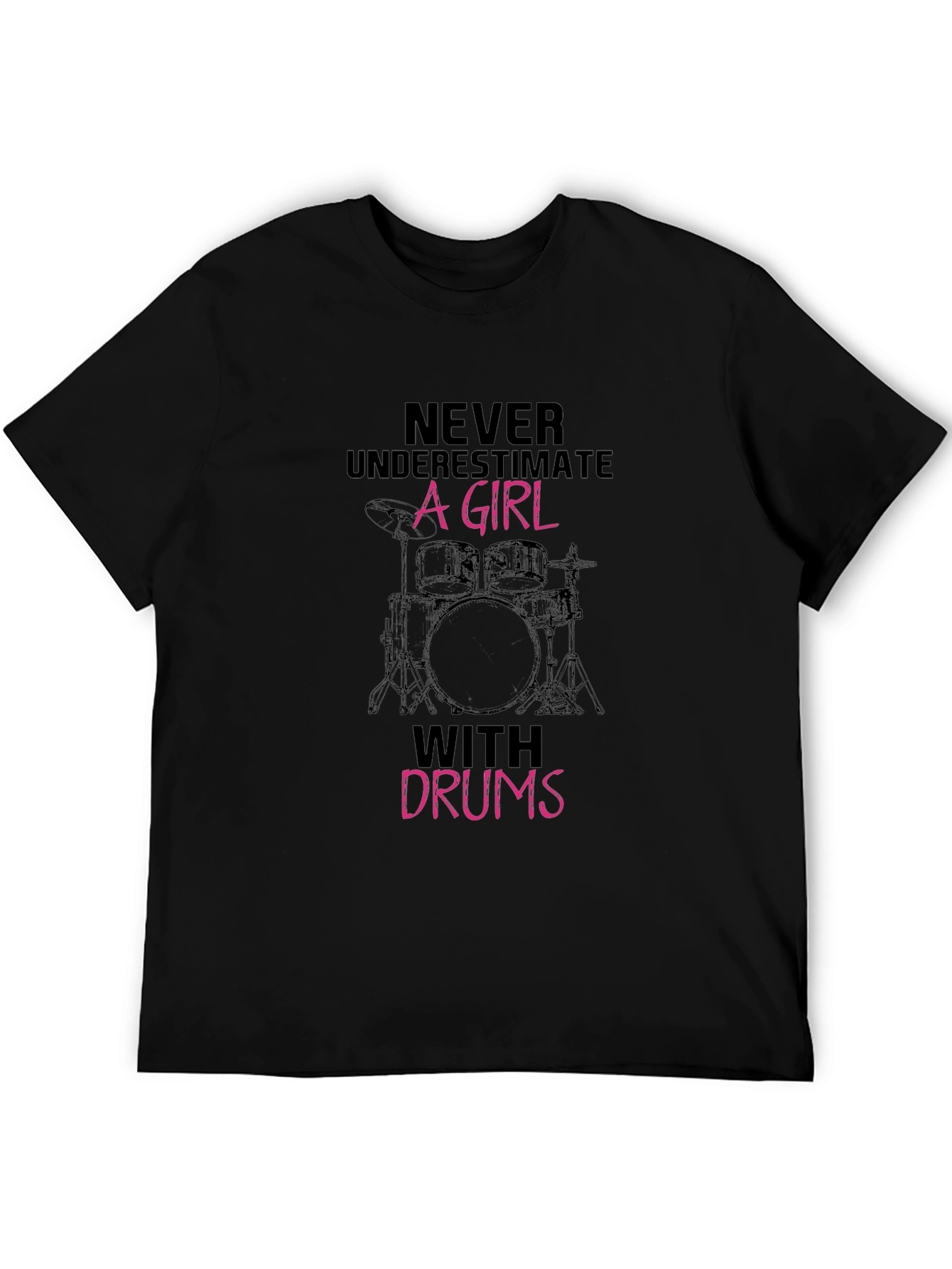 Girl with Drums Graphic Tee