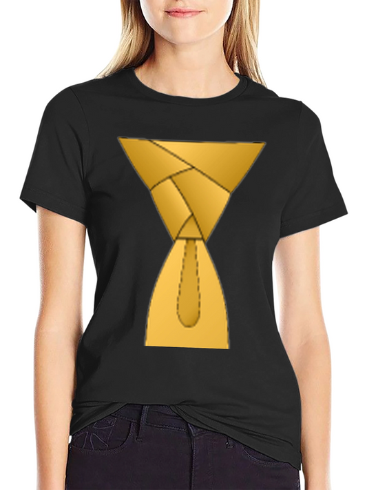 Hourglass Tie Graphic Tee - Unique Trendy Style
