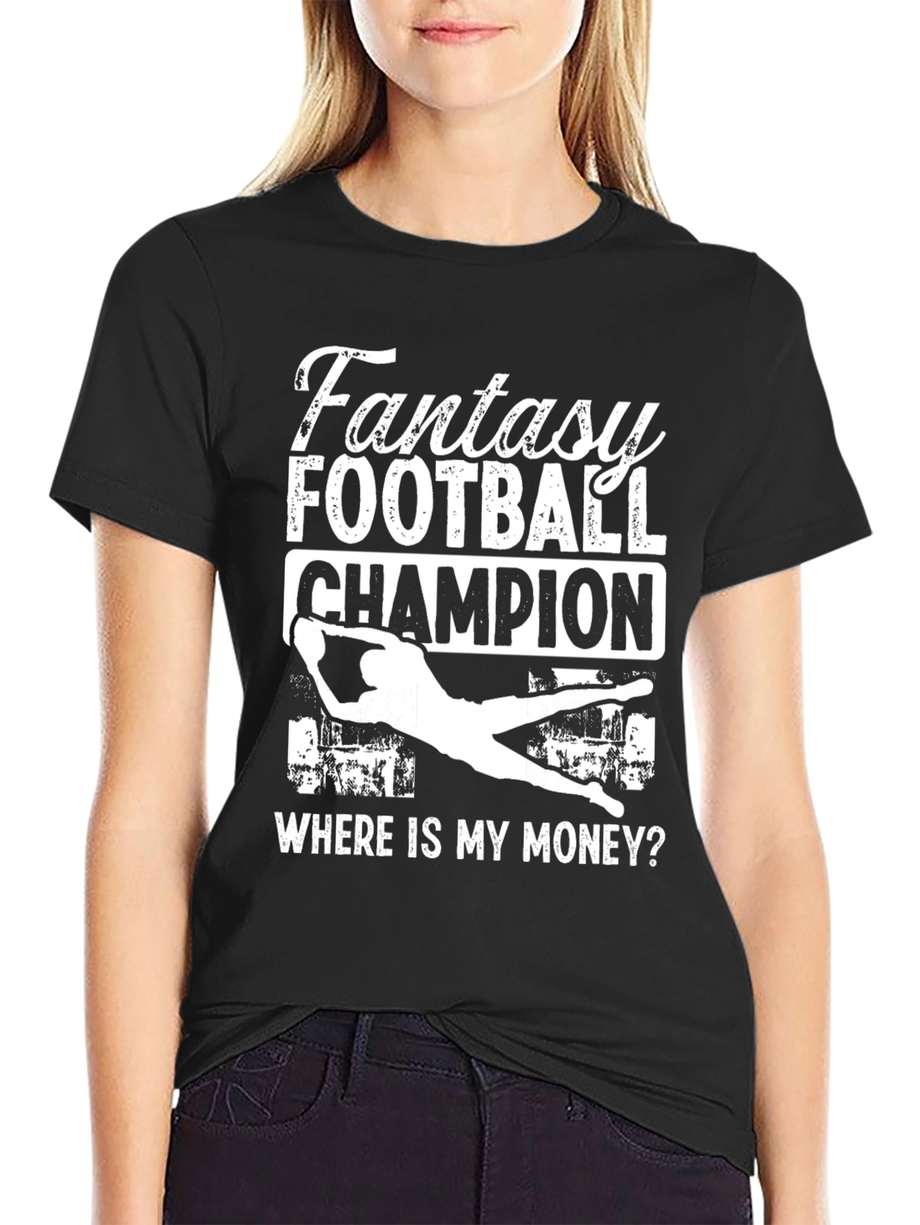 Fantasy Football Champion T-Shirt - Where Is My Money?