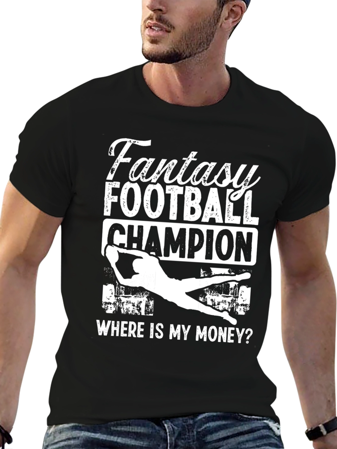 Fantasy Football Champion T-Shirt - Where Is My Money?