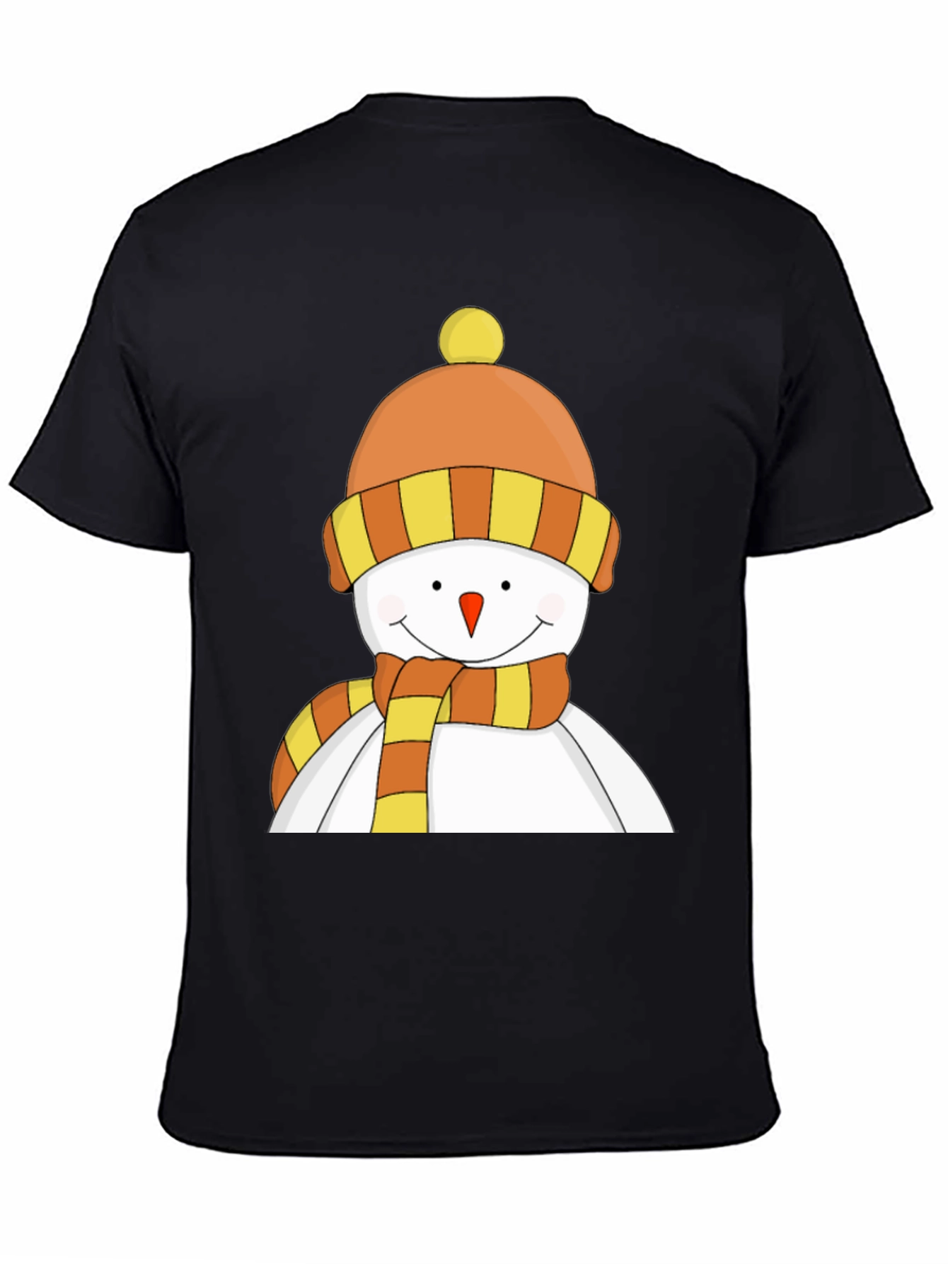 Festive Snowman Graphic Tee - Holiday Cheer