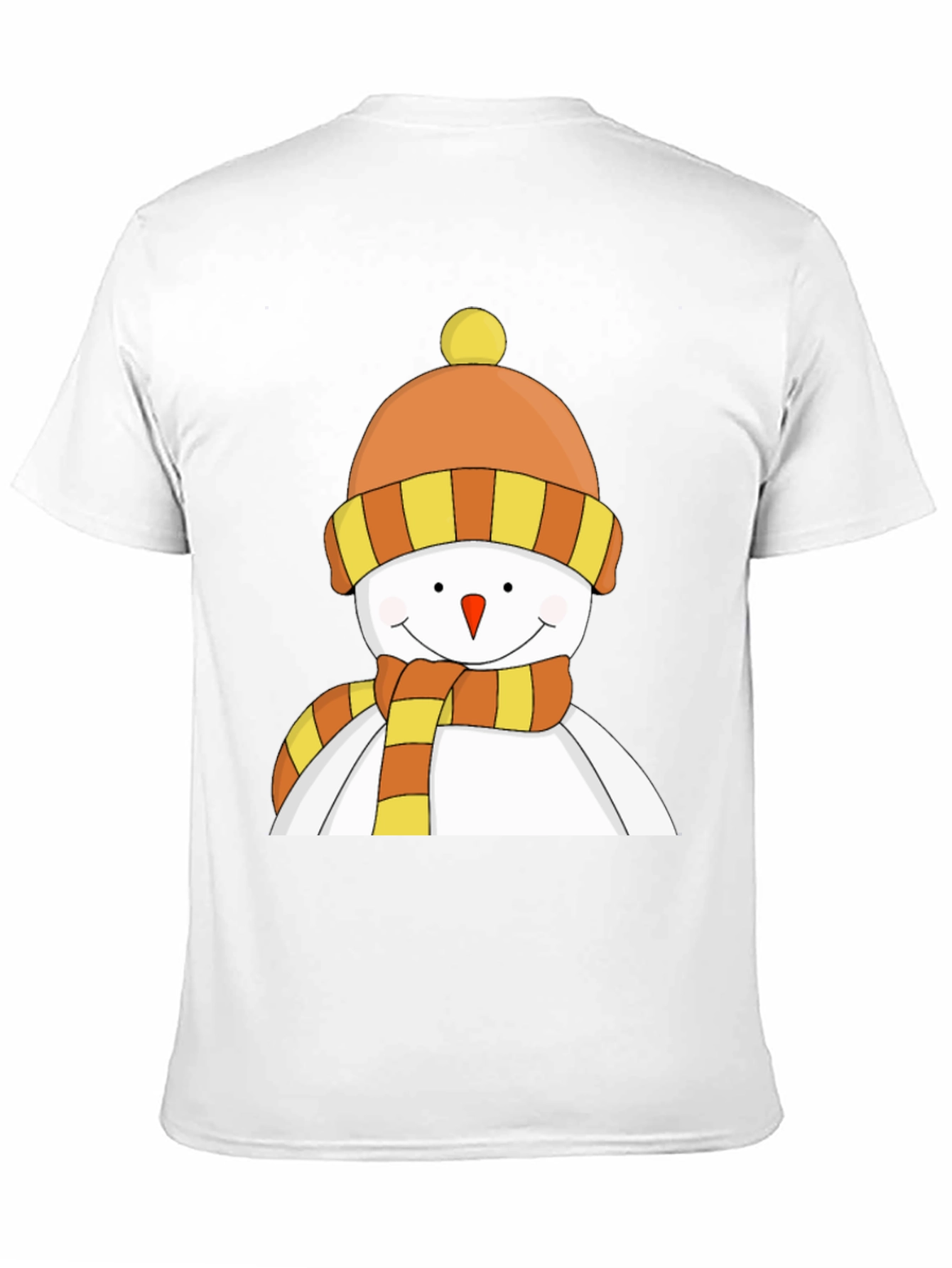 Festive Snowman Graphic Tee - Holiday Cheer