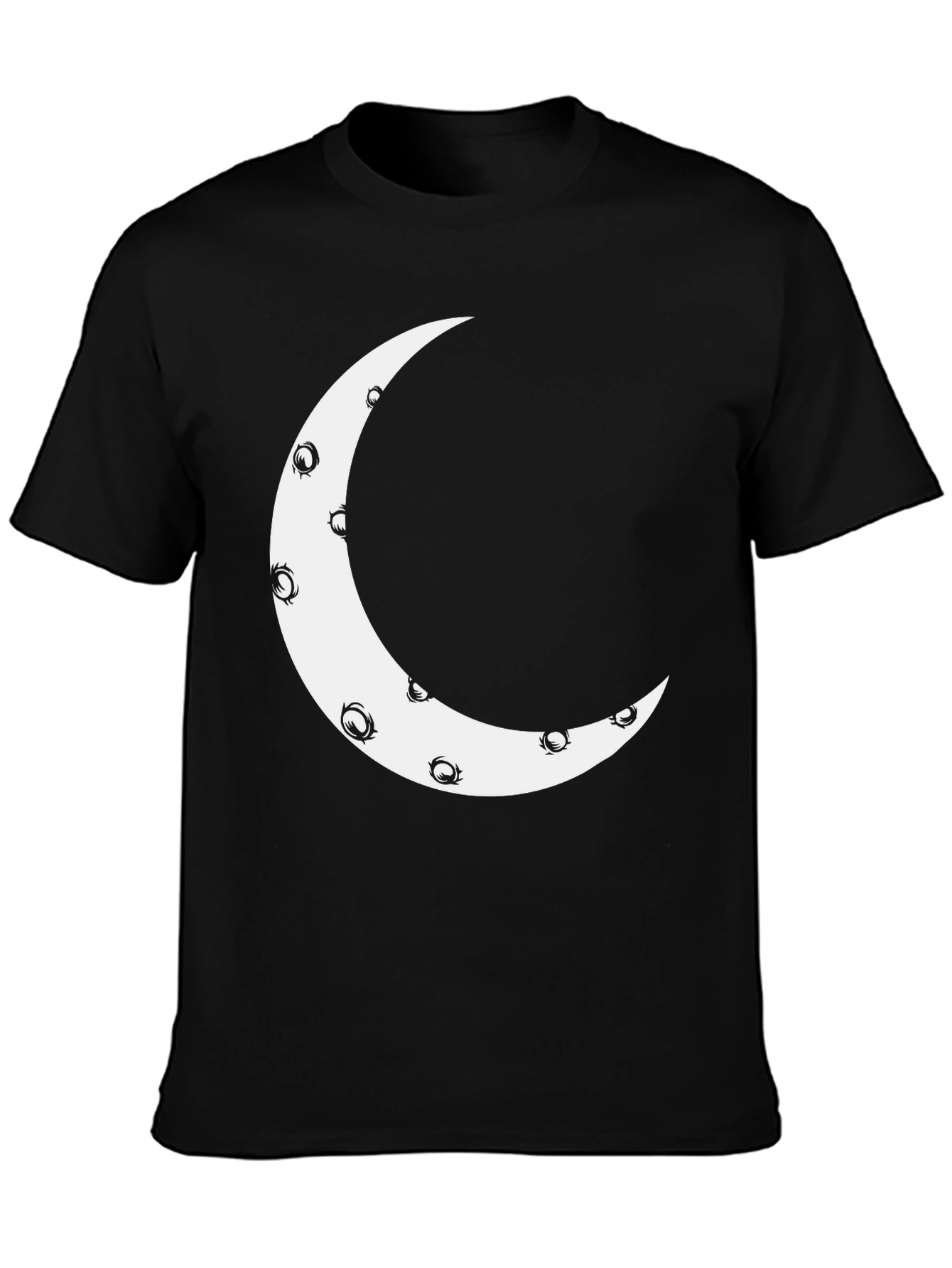 Crescent Moon Graphic Tee - Modern Casual Style