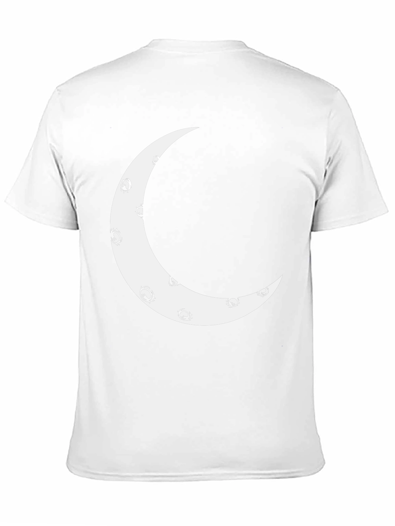 Crescent Moon Graphic Tee - Modern Casual Style