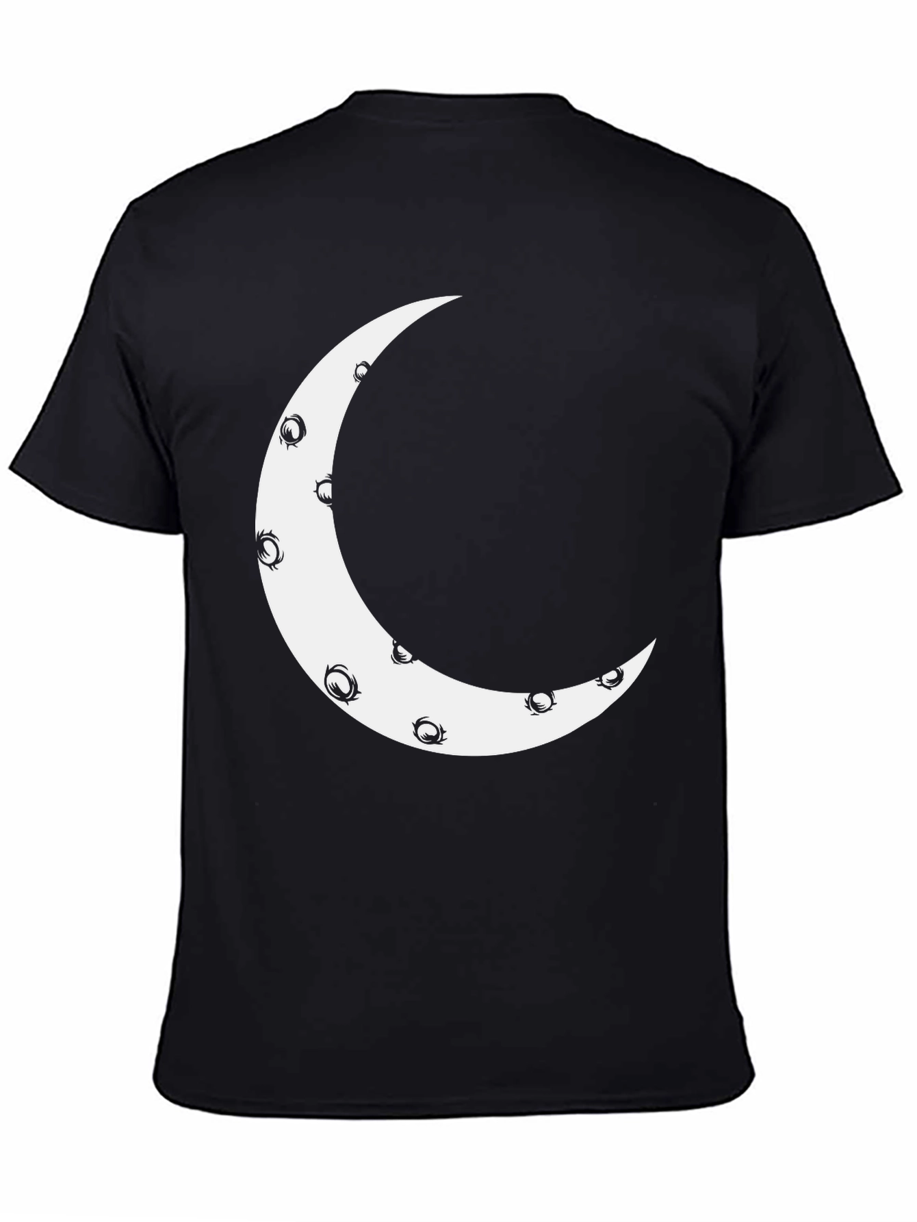 Crescent Moon Graphic Tee - Modern Casual Style