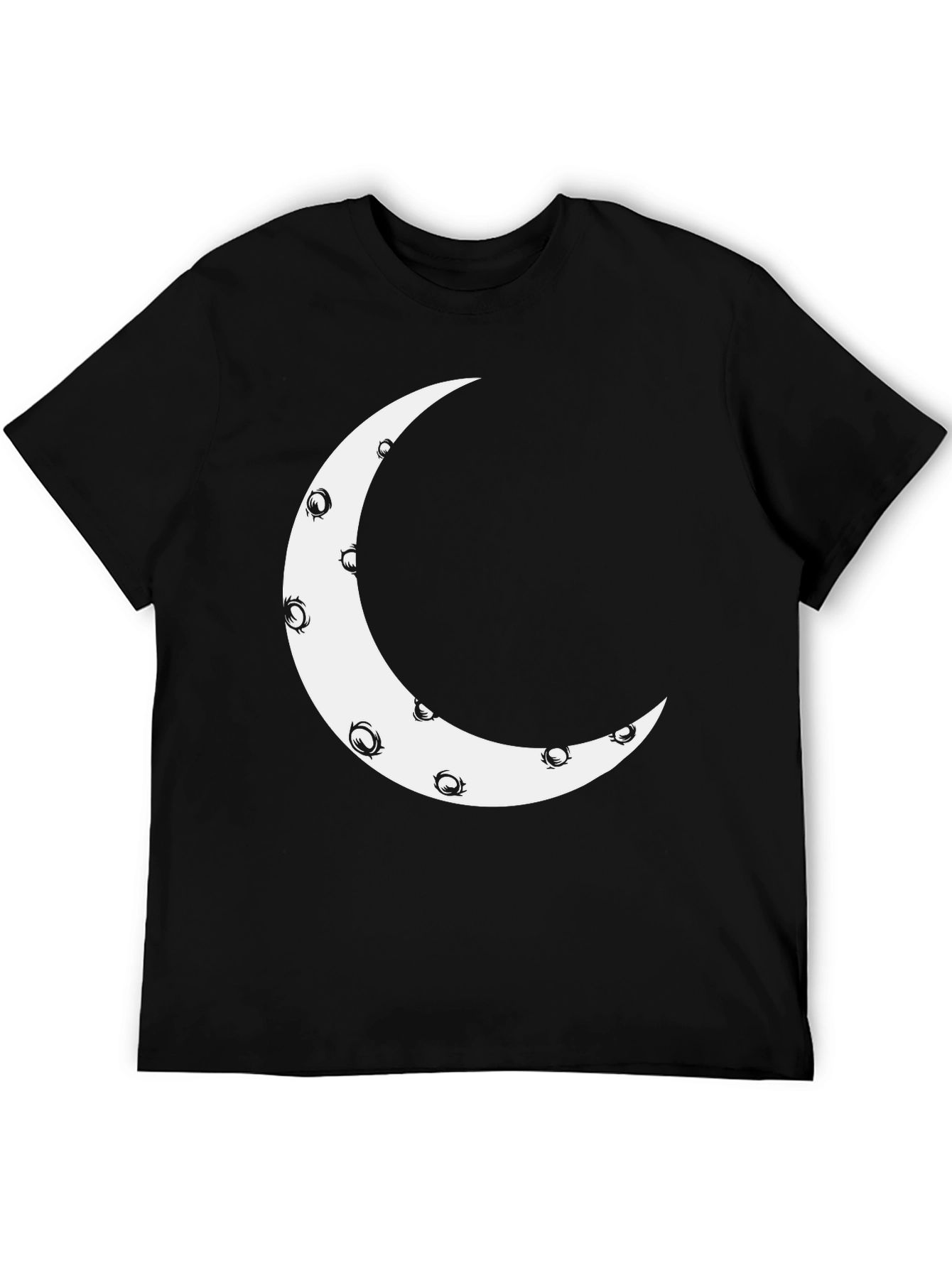 Crescent Moon Graphic Tee - Modern Casual Style