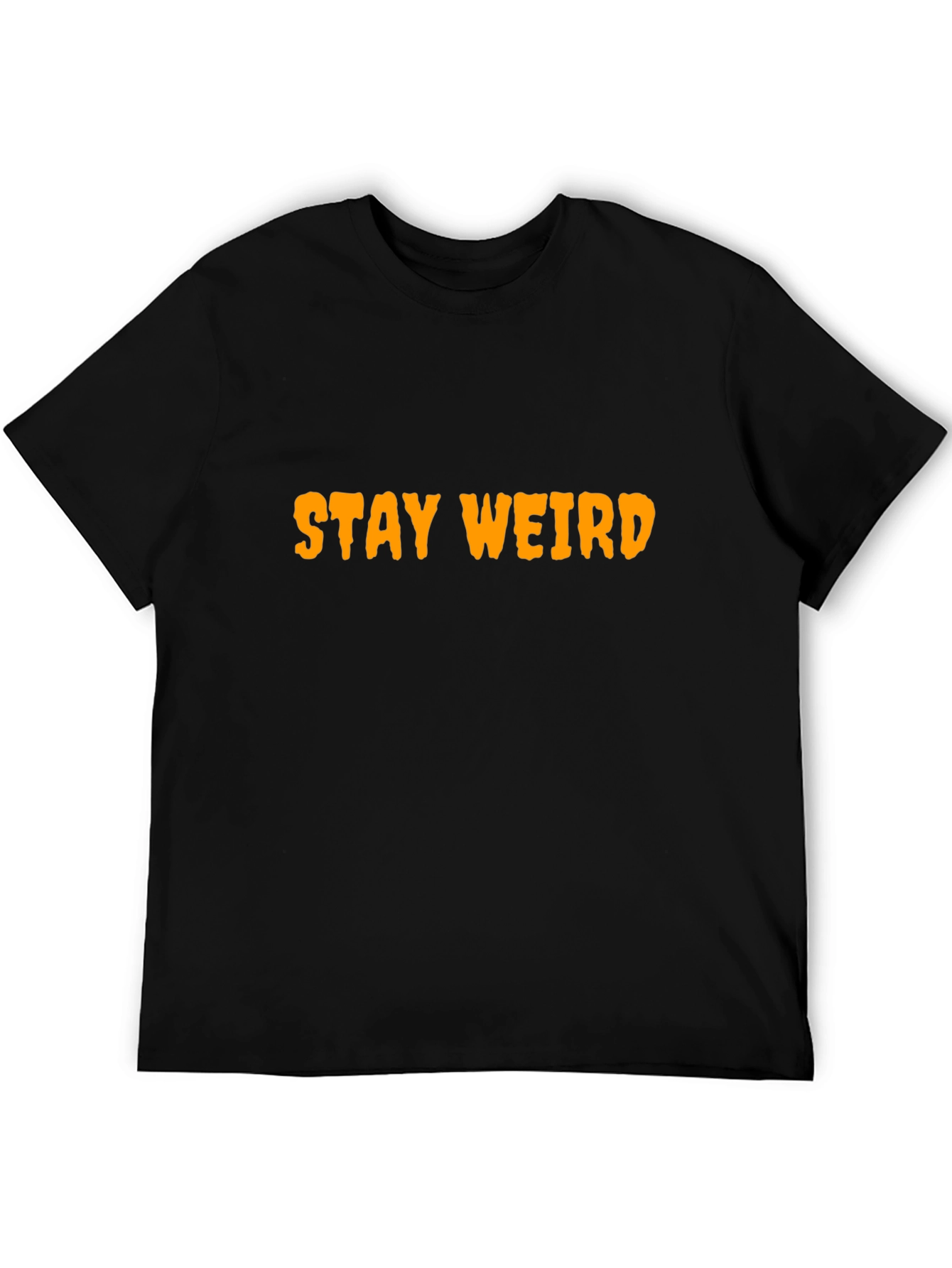 Stay Weird Black Graphic Tee