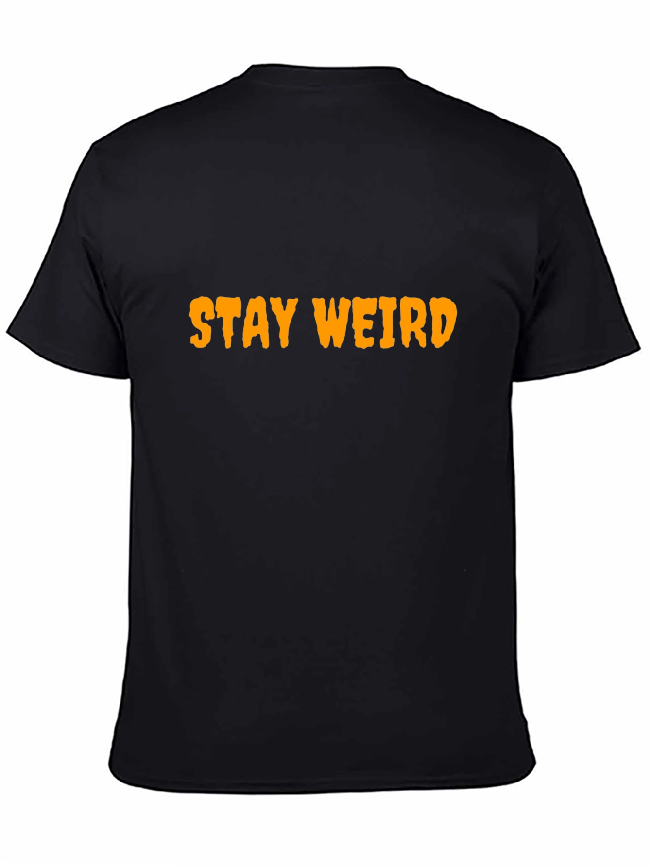 Stay Weird Black Graphic Tee