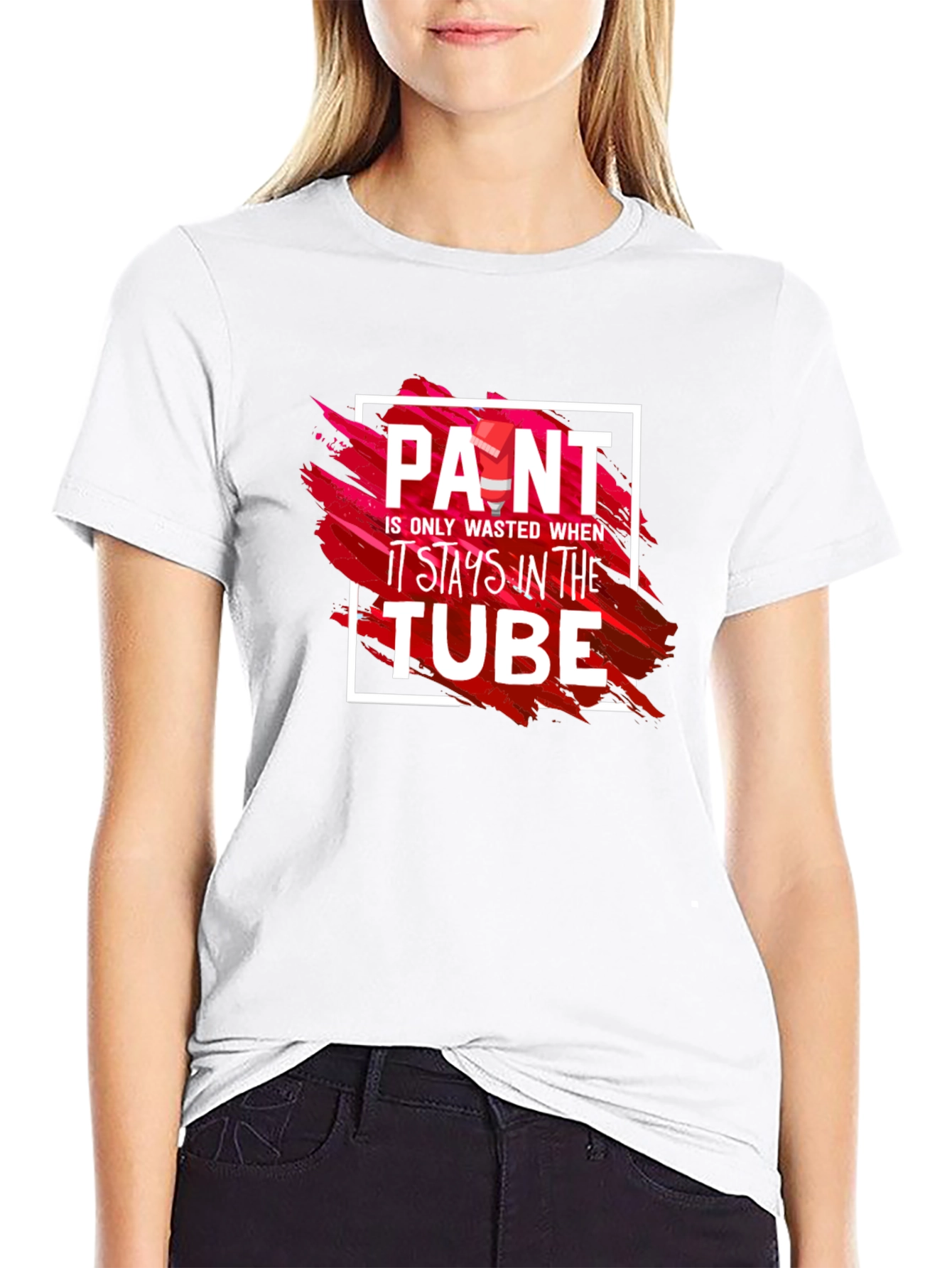 Paint Wasted in Tube Graphic Tee