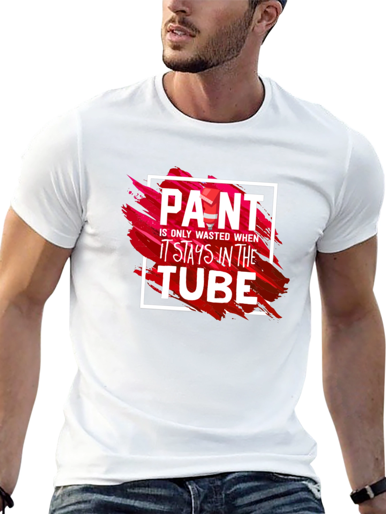 Paint Wasted in Tube Graphic Tee