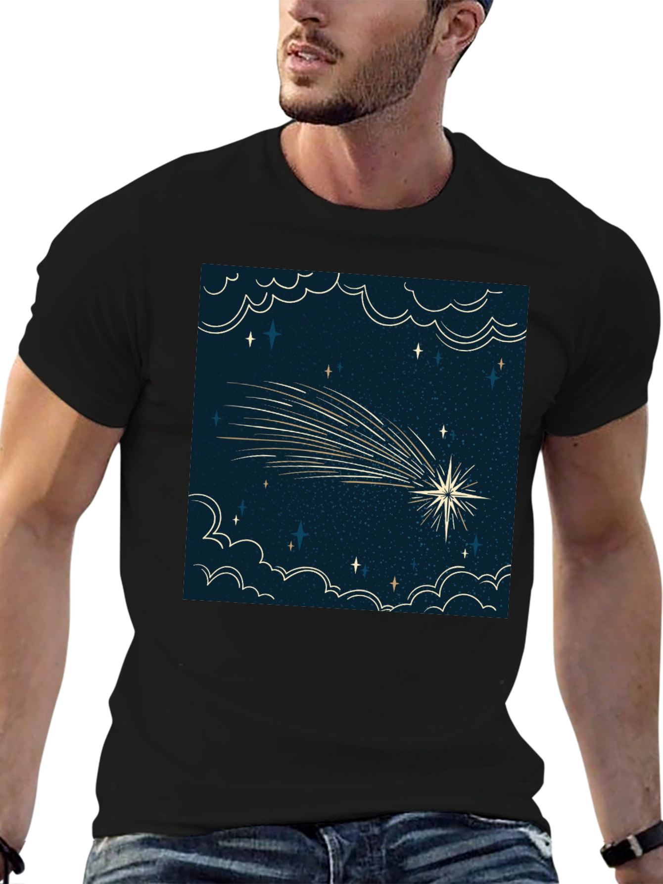 Cosmic Night Sky Tee