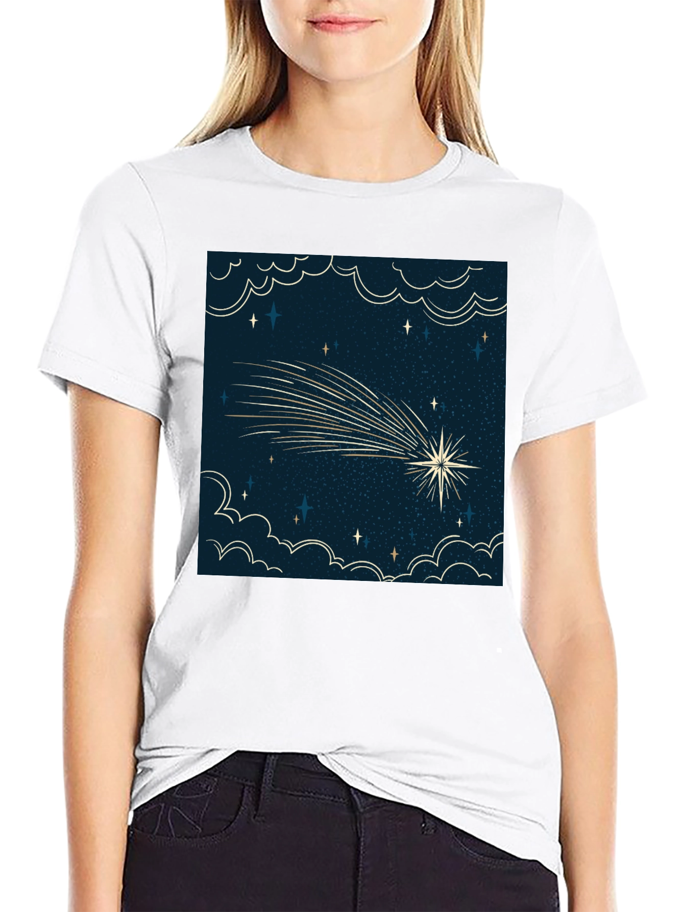 Cosmic Night Sky Tee