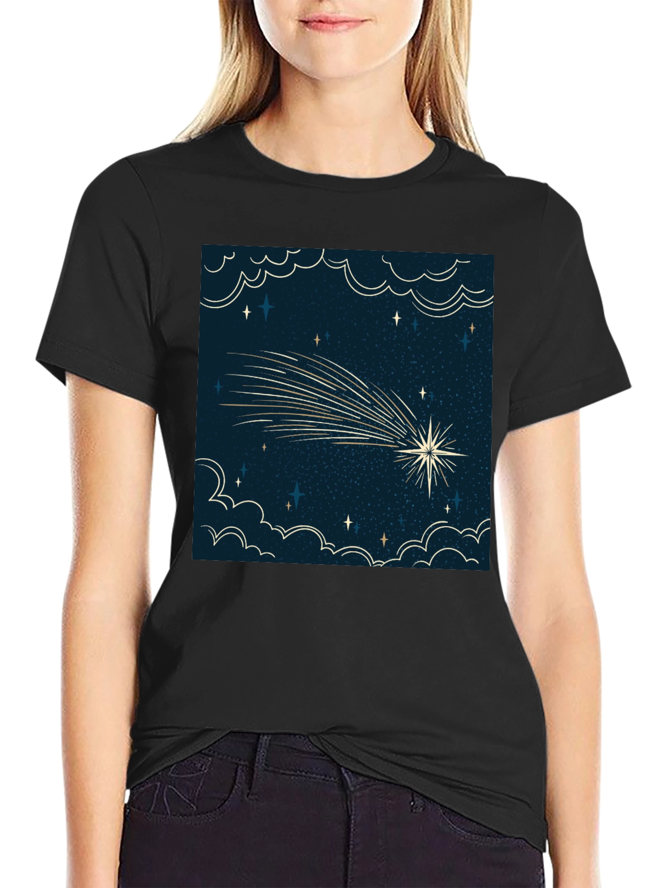 Cosmic Night Sky Tee