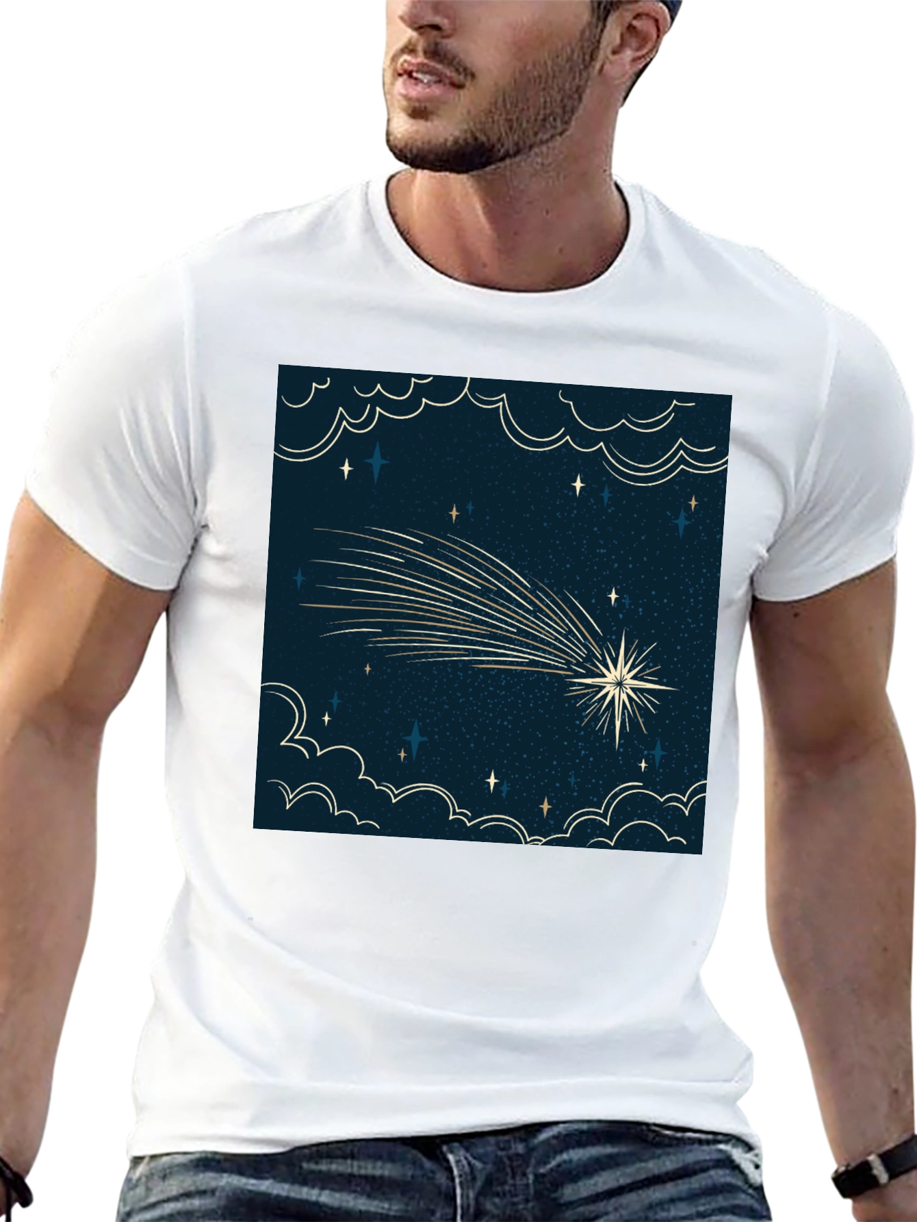 Cosmic Night Sky Tee