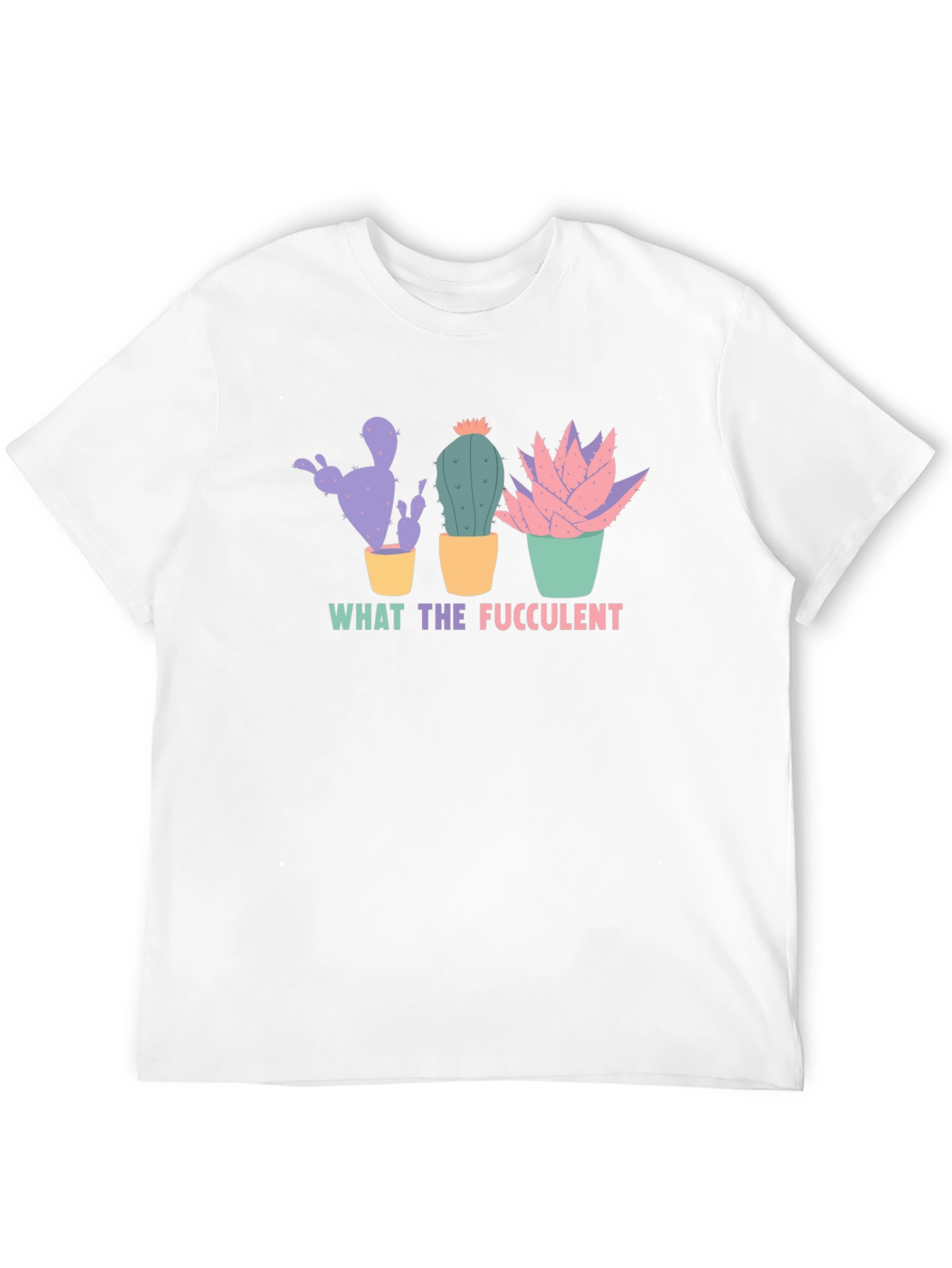 What the Fucculent T-Shirt - Novelty Cactus Tee