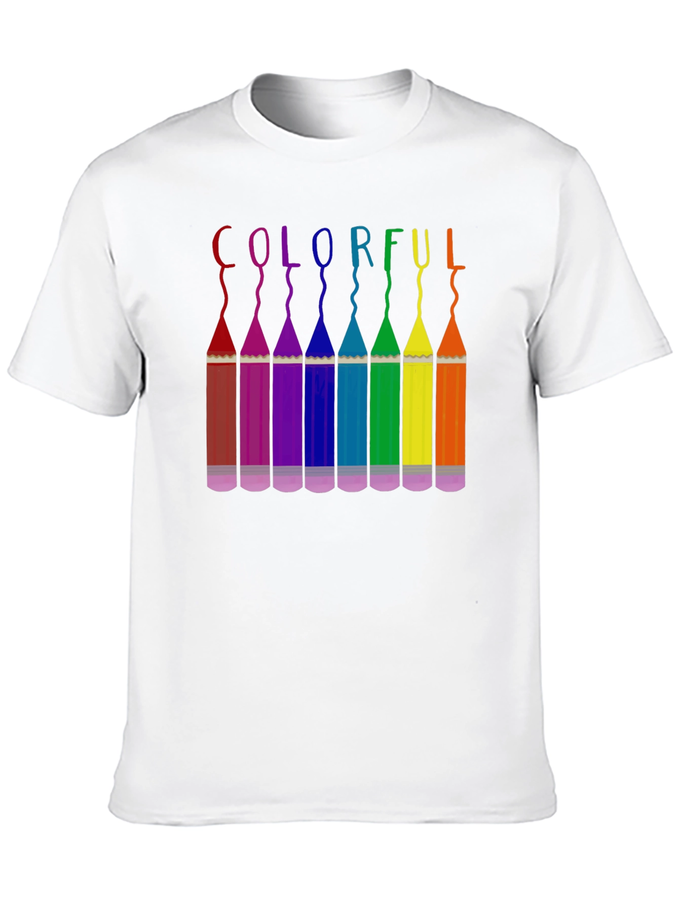 Colorful Pencils Graphic Tee