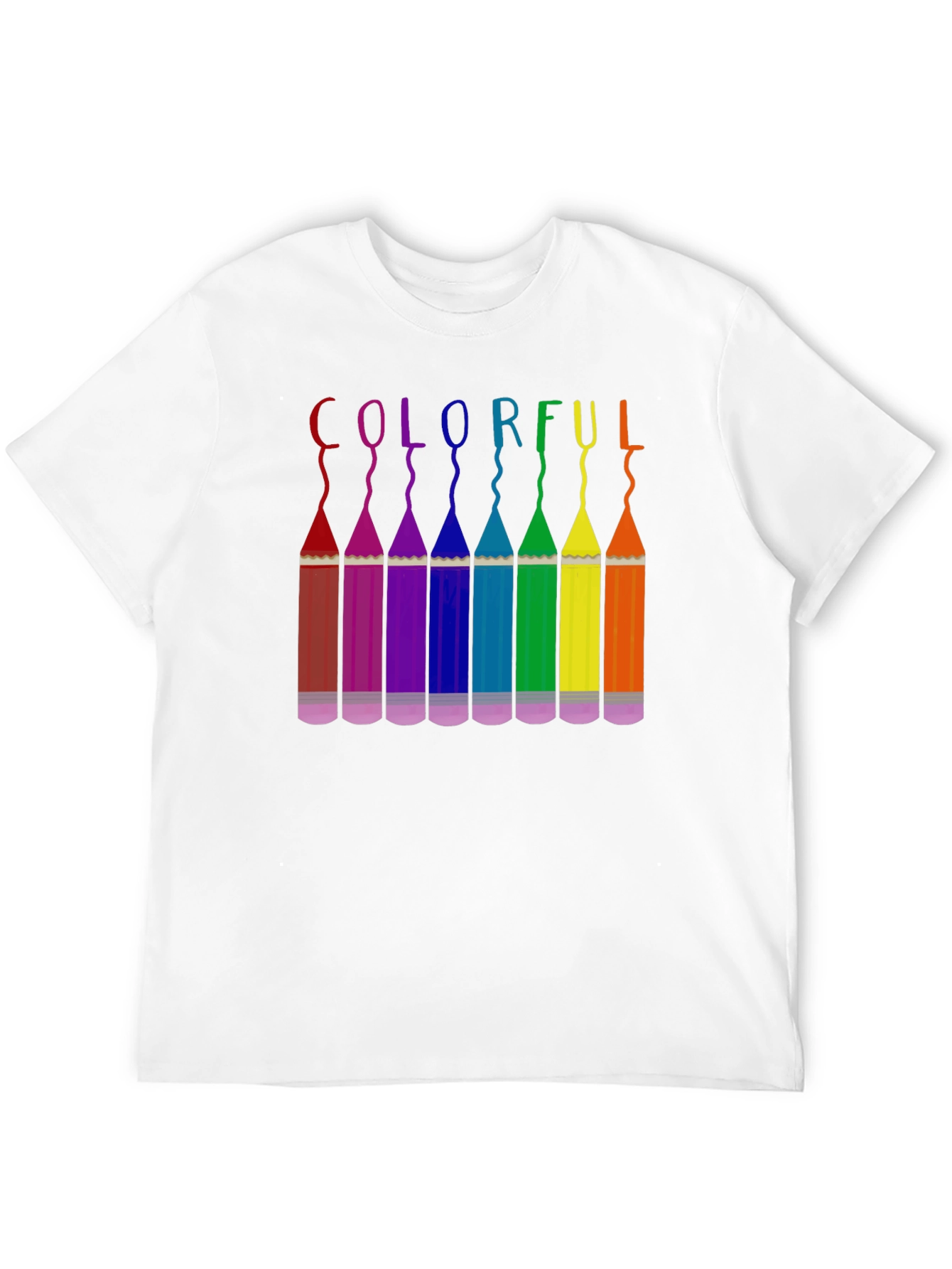 Colorful Pencils Graphic Tee