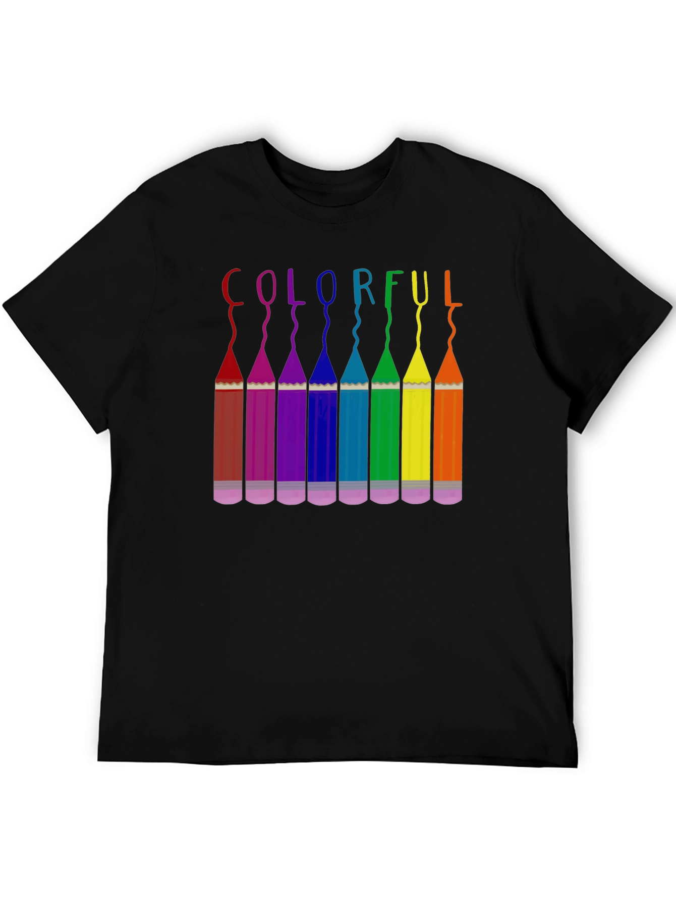 Colorful Pencils Graphic Tee