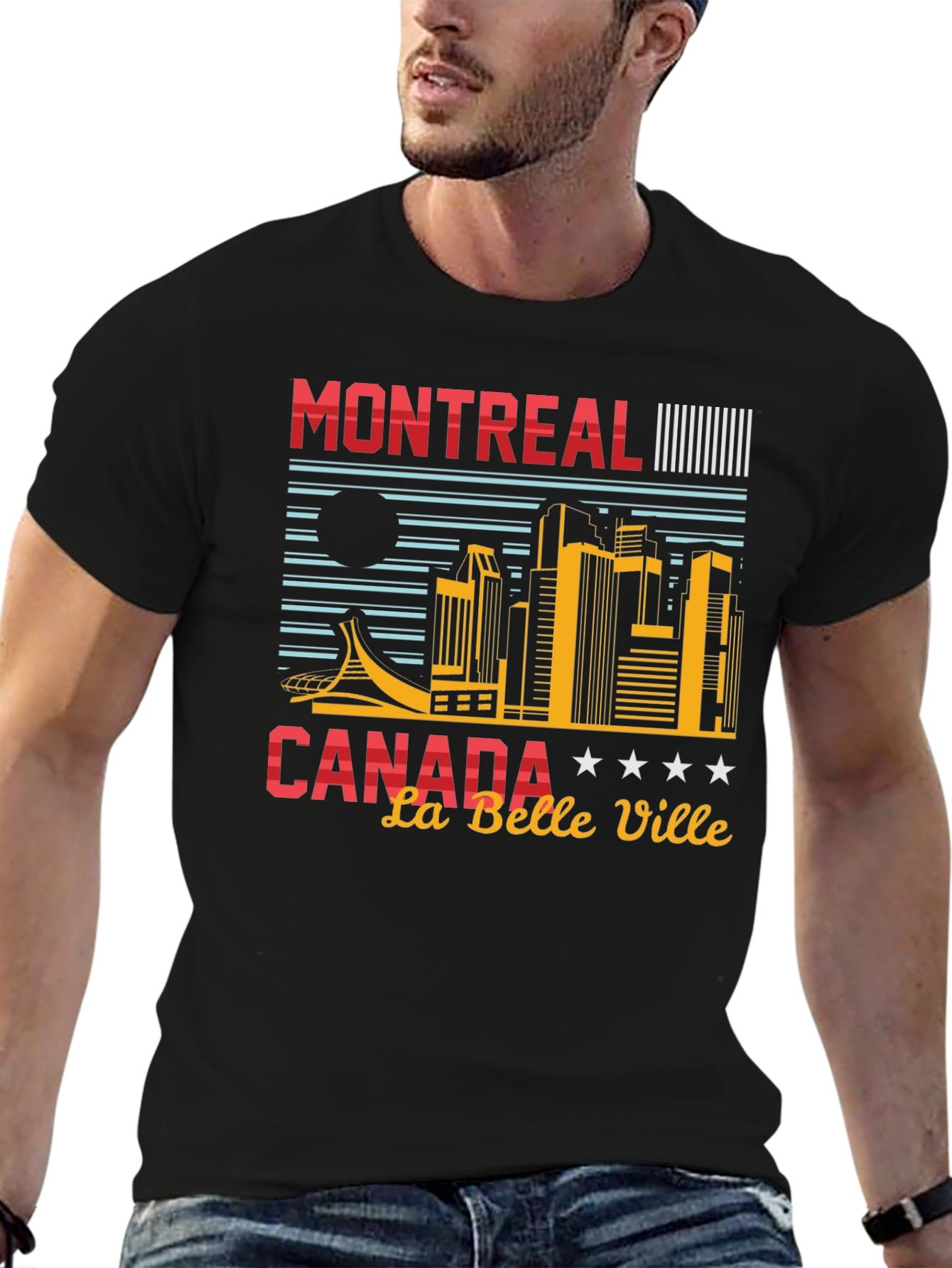 Montreal Canada Black T-Shirt