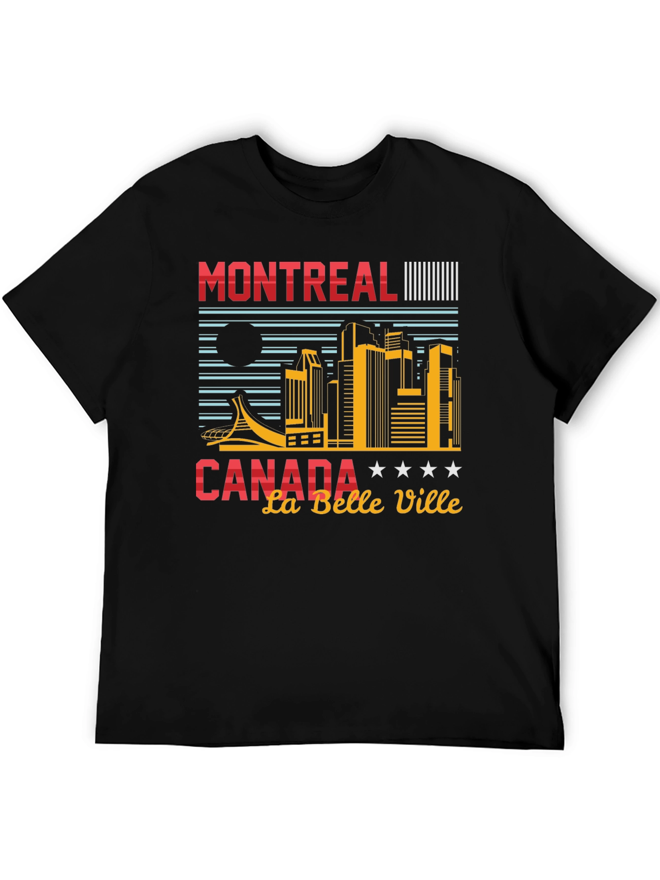 Montreal Canada Black T-Shirt