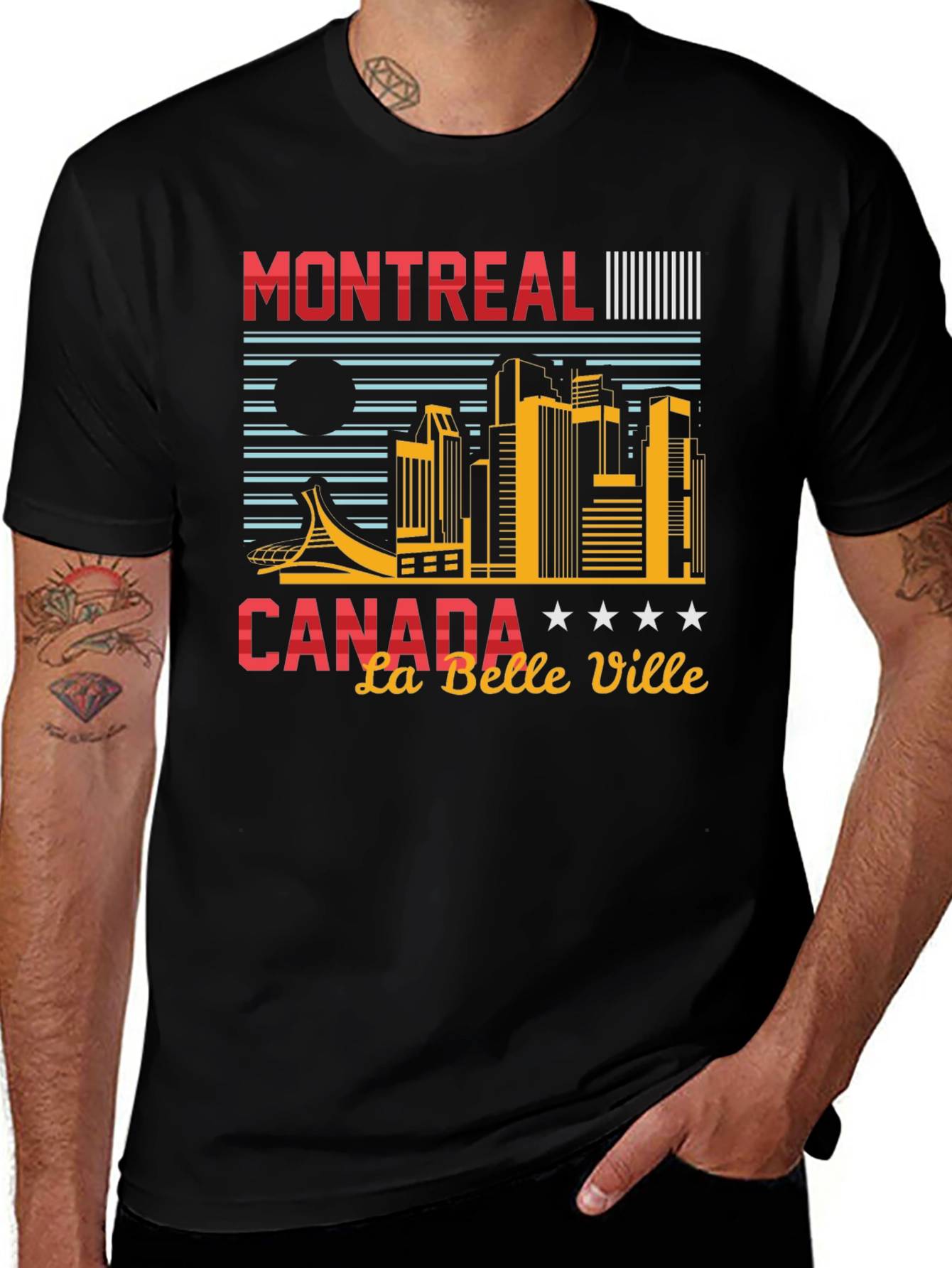 Montreal Canada Black T-Shirt