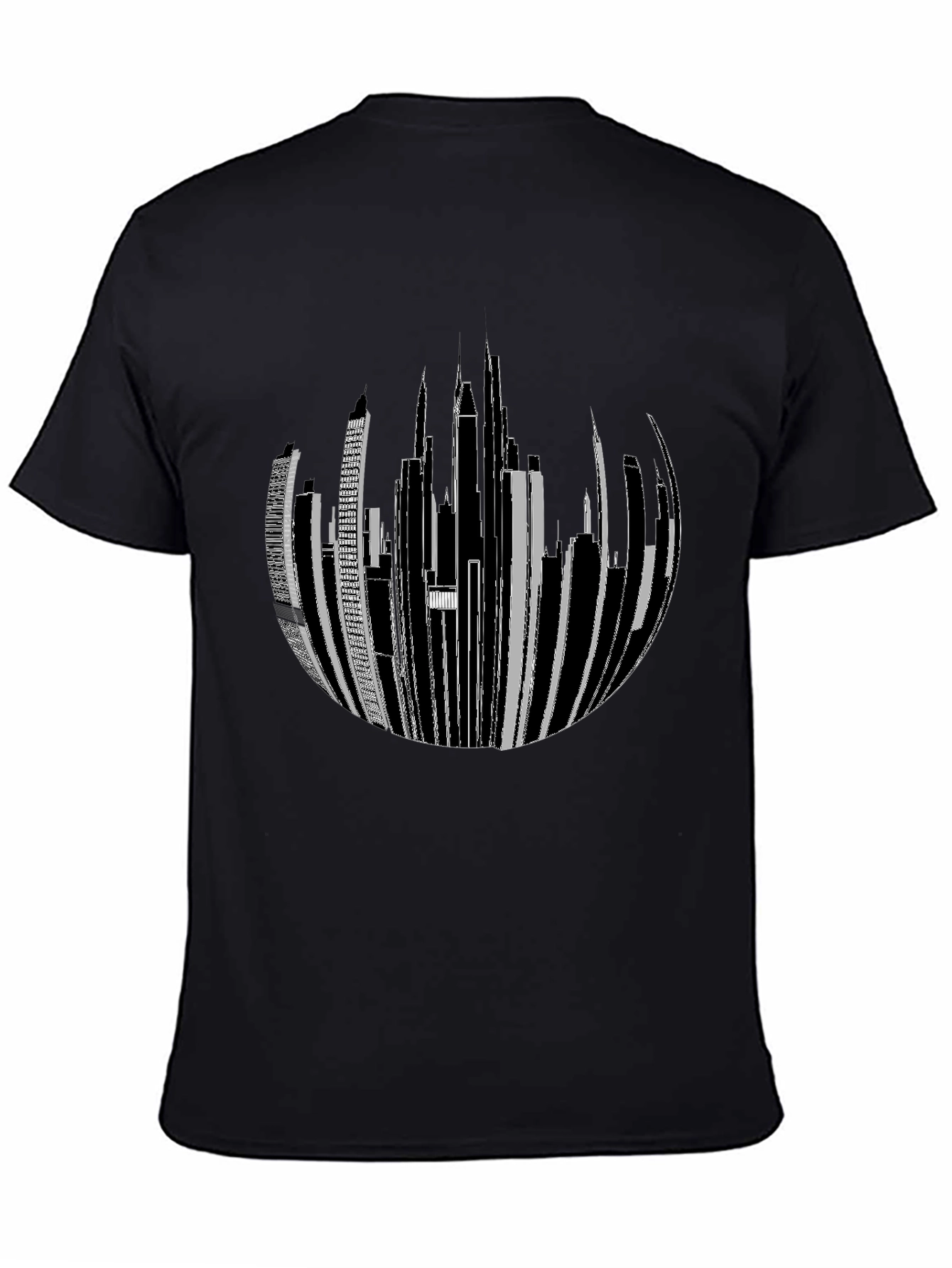 Cityscape Graphic Tee - Modern Urban Design
