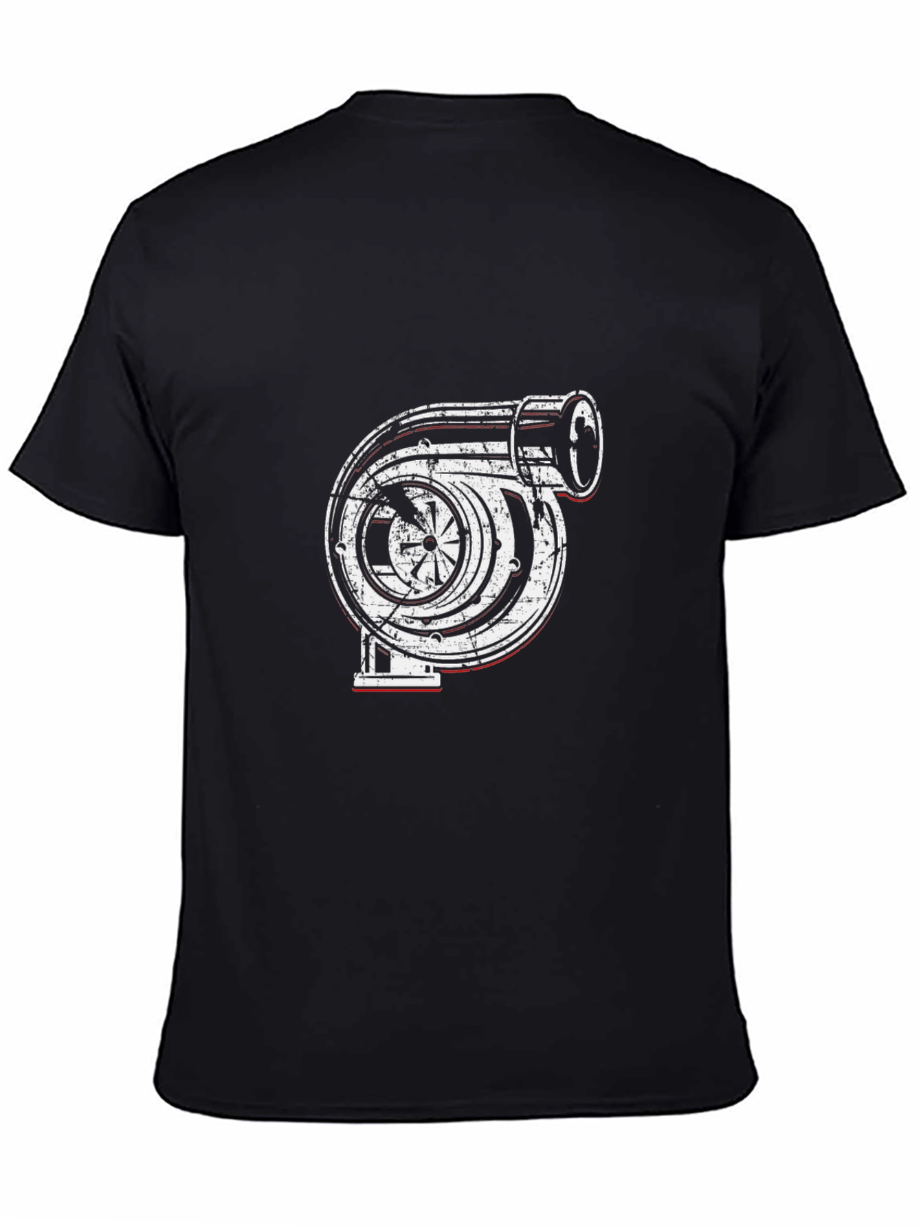 Turbo Engine Graphic T-Shirt - Black