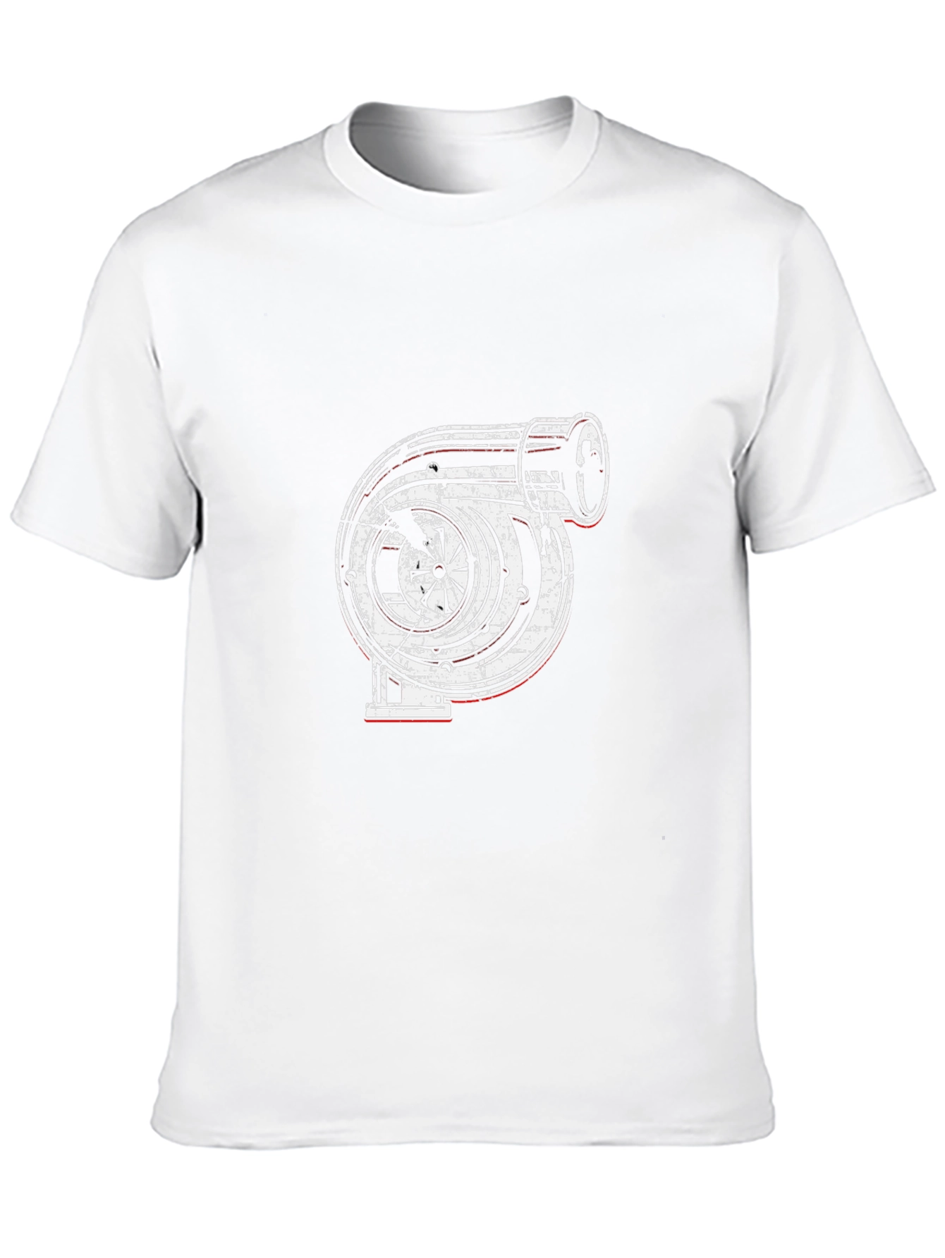 Turbo Engine Graphic T-Shirt - Black