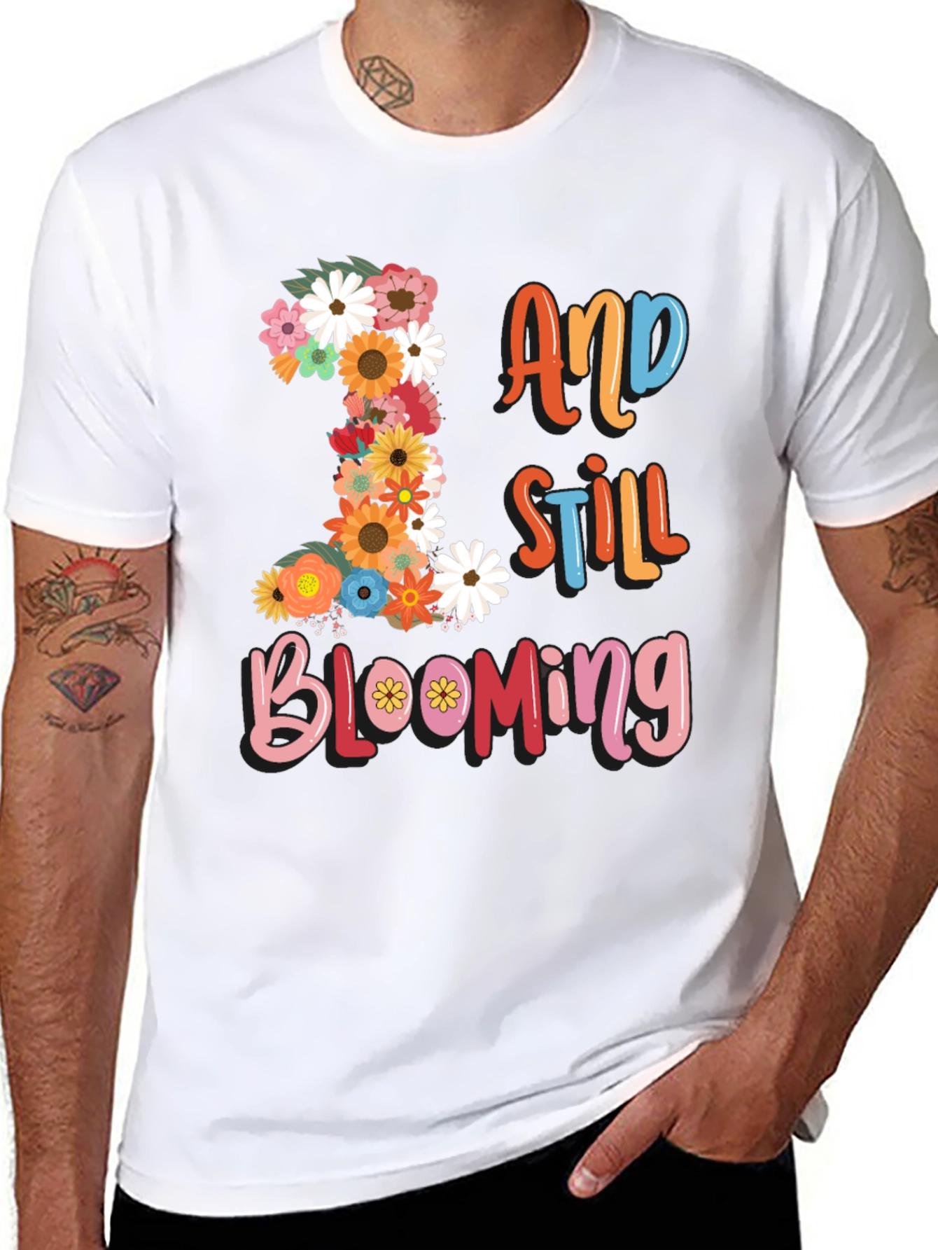 Floral Birthday T-Shirt - 1 And Still Blooming