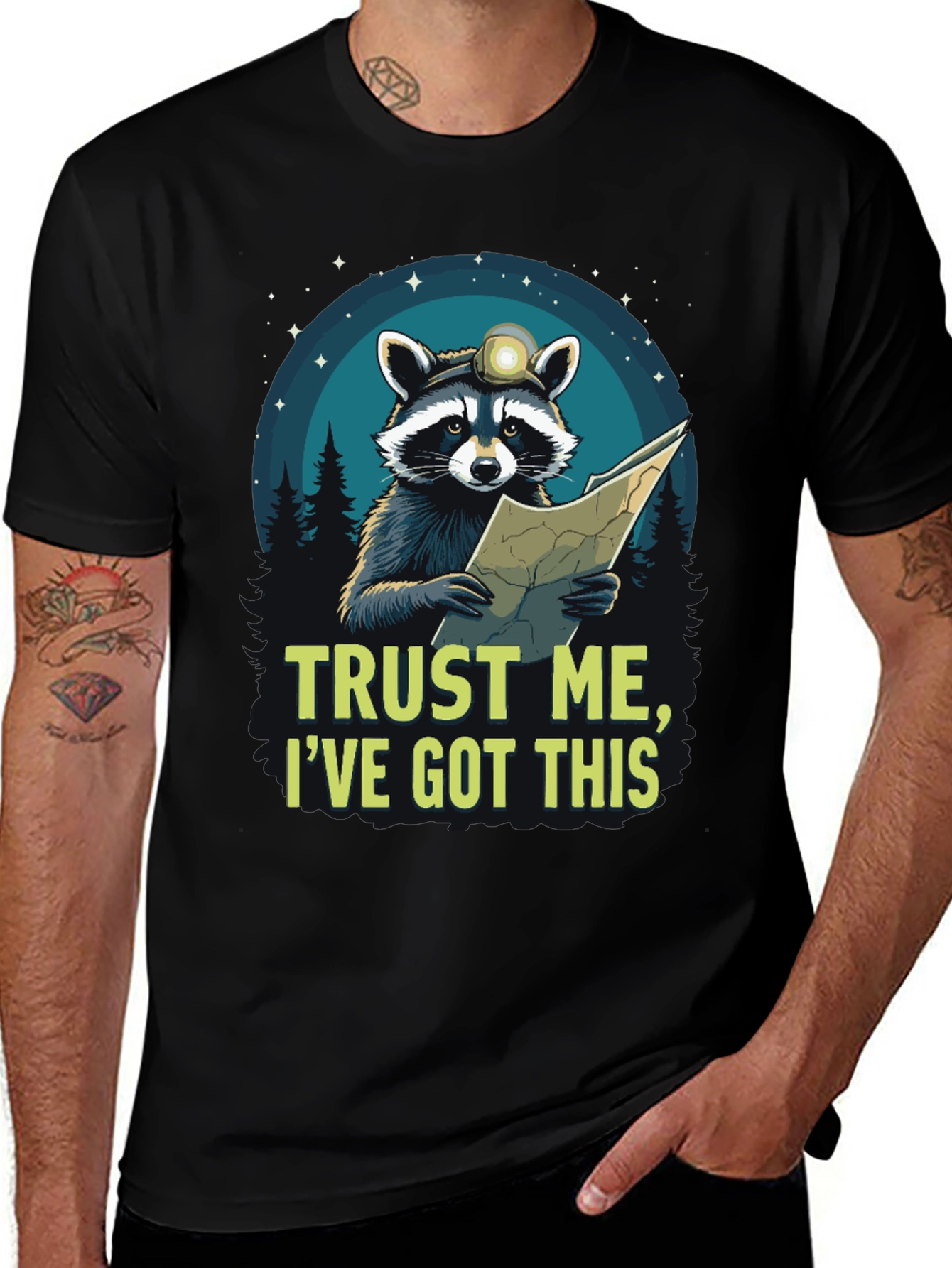 Trust Me Raccoon T-Shirt - Funny Explorer
