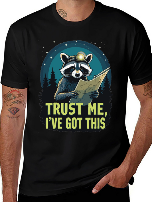 Trust Me Raccoon T-Shirt - Funny Explorer