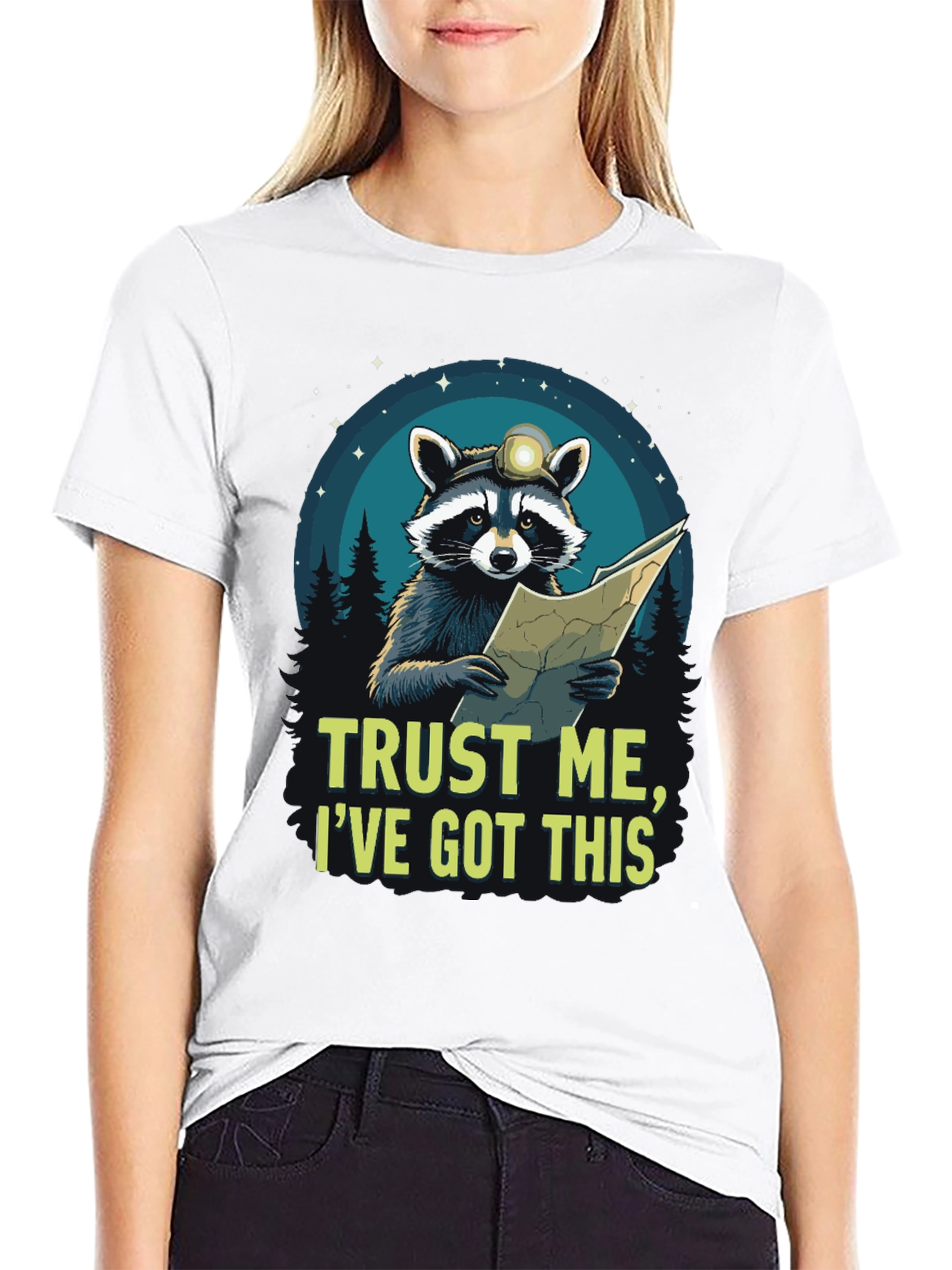 Trust Me Raccoon T-Shirt - Funny Explorer