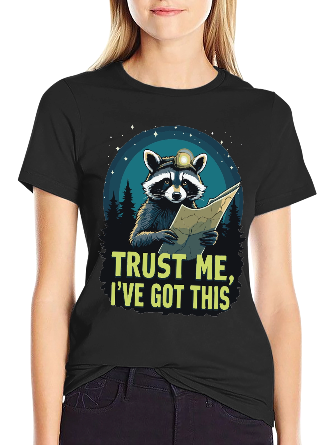 Trust Me Raccoon T-Shirt - Funny Explorer